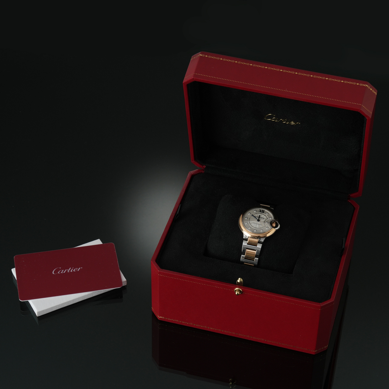 CARTIER(USED)까르띠에 발롱블루 33 콤비 W3BB002