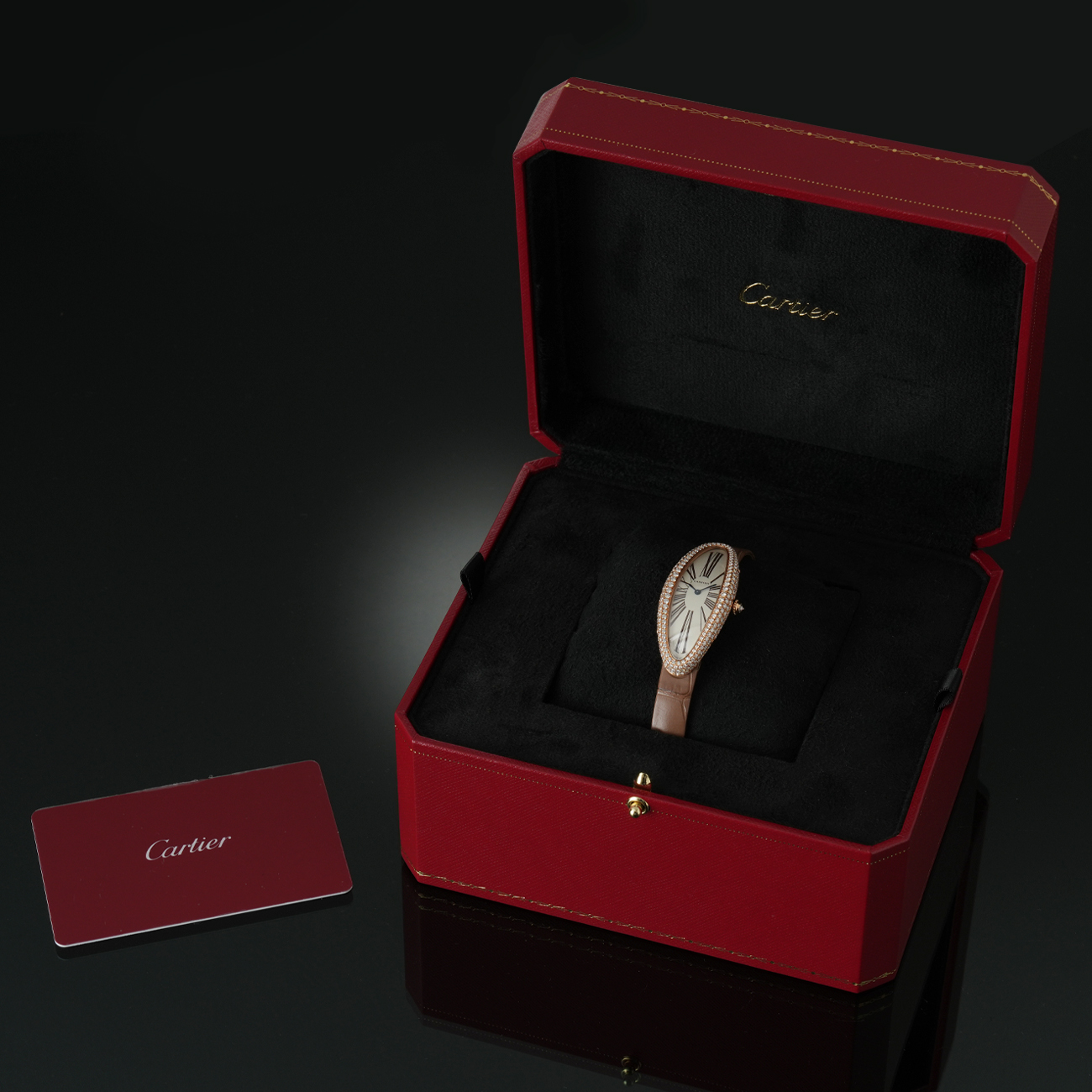 CARTIER(USED)까르띠에 베누아 알롱제 워치 미듐 WJBA0006