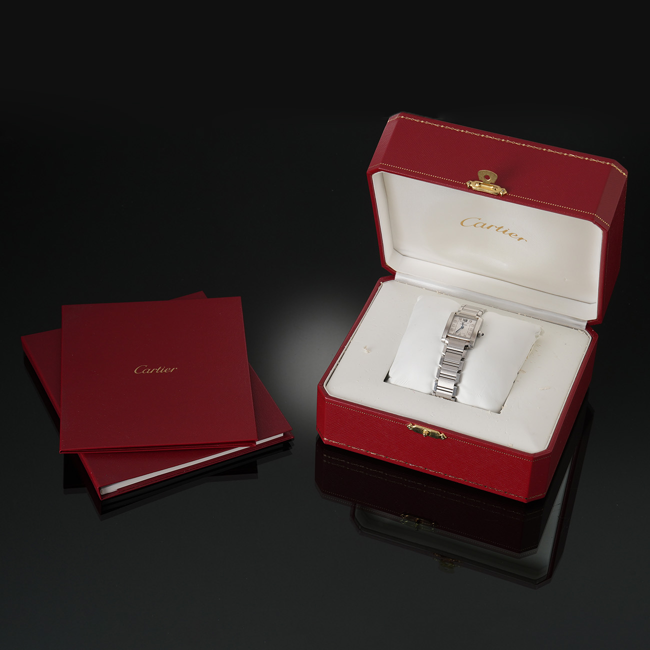 CARTIER(USED)까르띠에 탱크 프랑세즈 스틸 스몰 11P