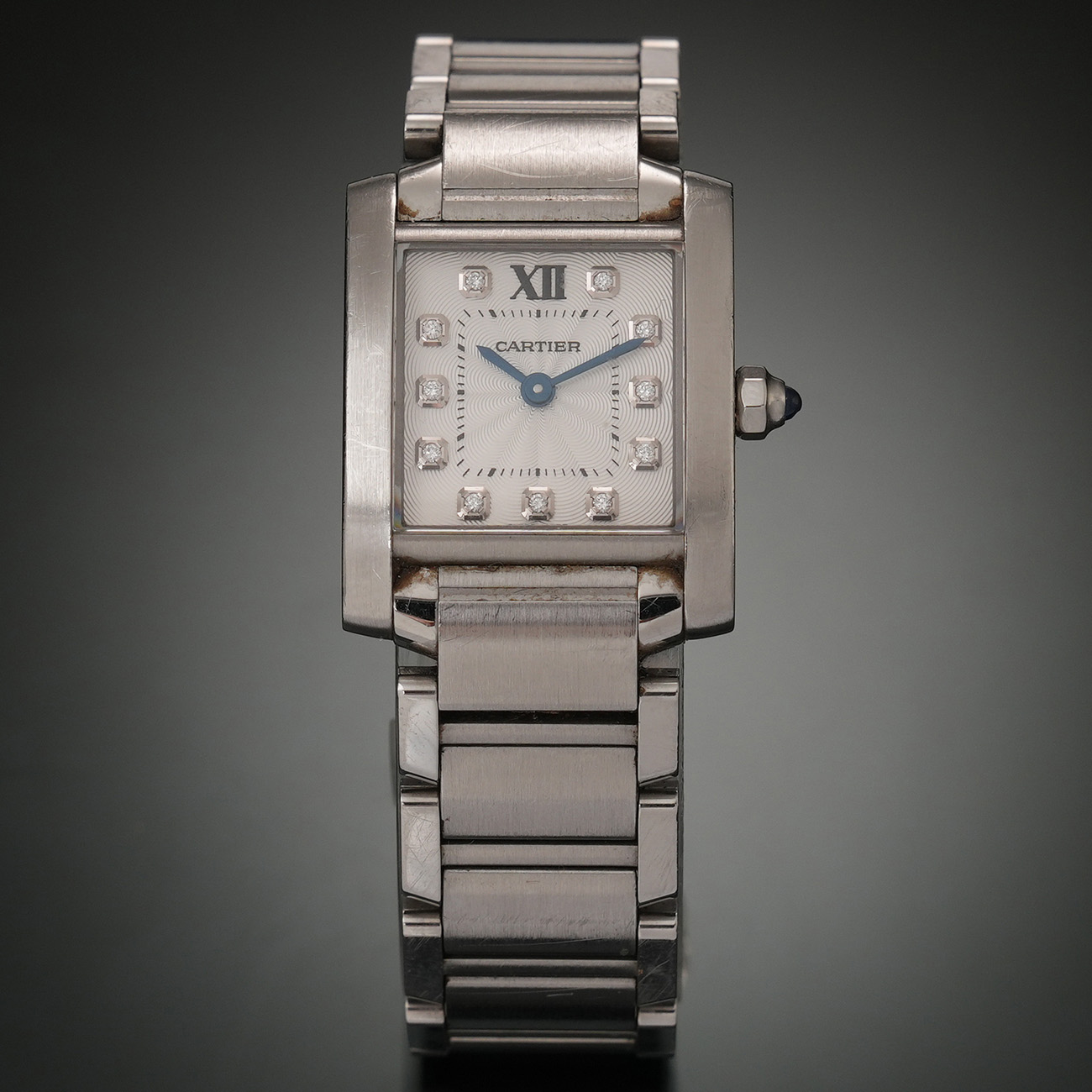 CARTIER(USED)까르띠에 탱크 프랑세즈 스틸 스몰 11P