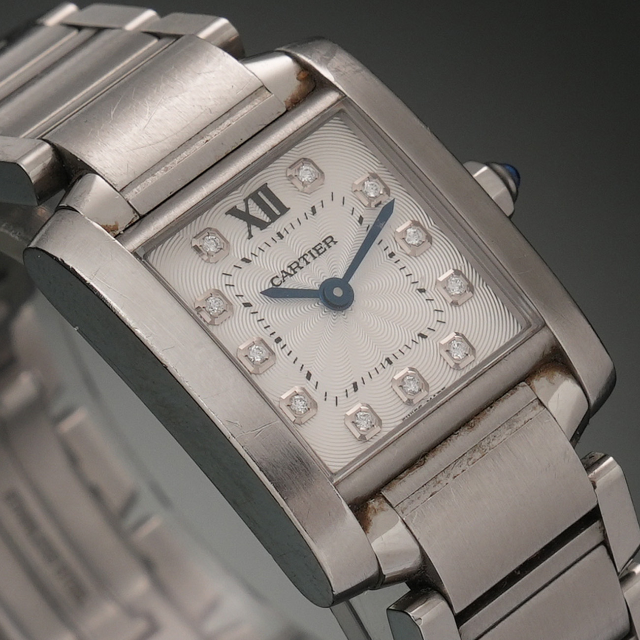 CARTIER(USED)까르띠에 탱크 프랑세즈 스틸 스몰 11P