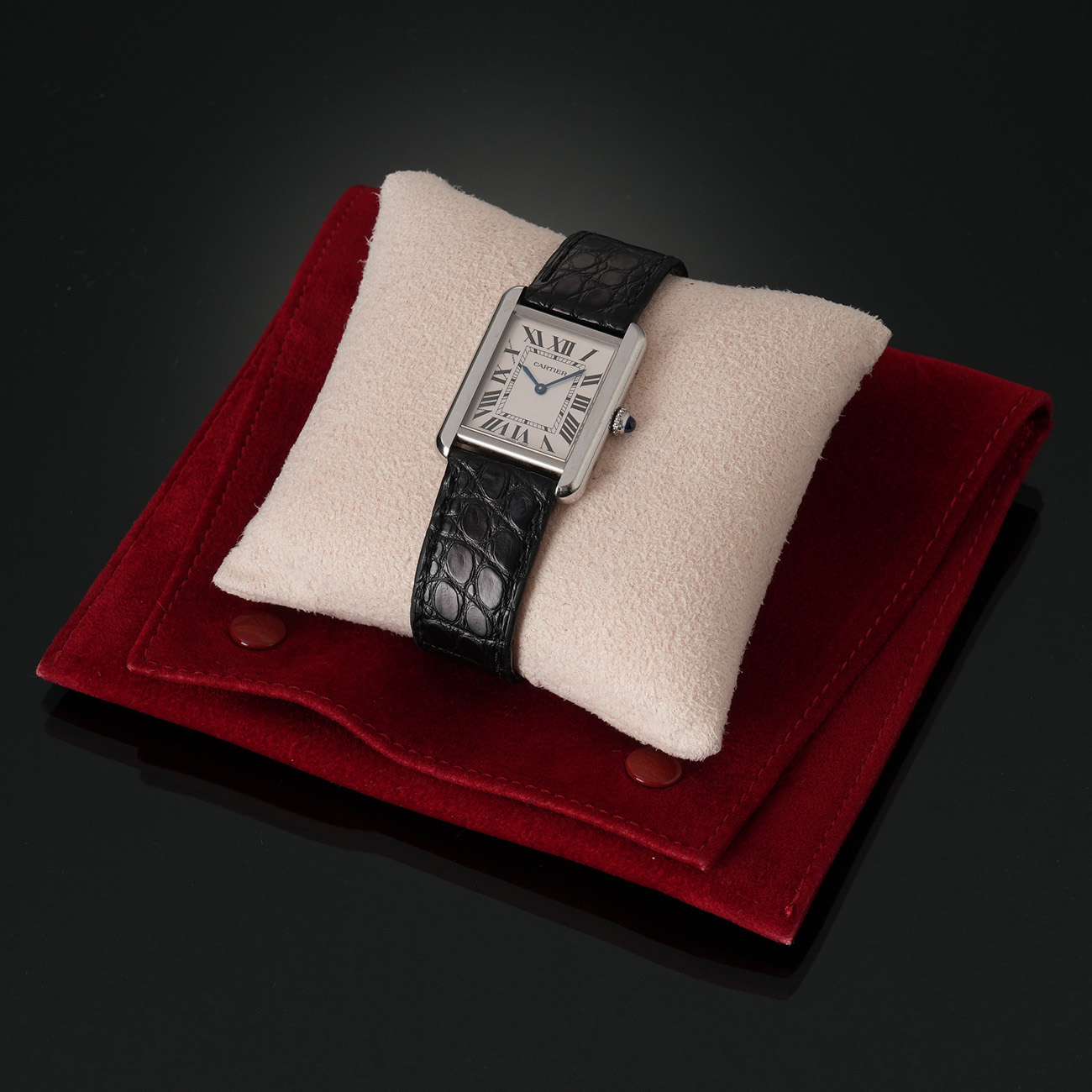 CARTIER(USED)까르띠에 탱크솔로 스틸 스몰