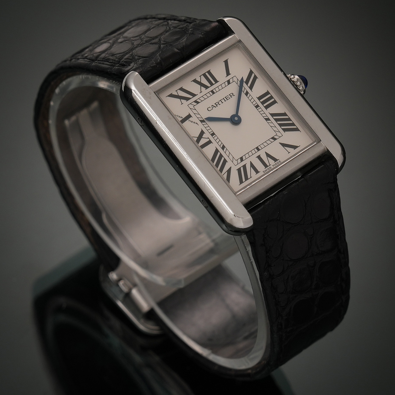 CARTIER(USED)까르띠에 탱크솔로 스틸 스몰