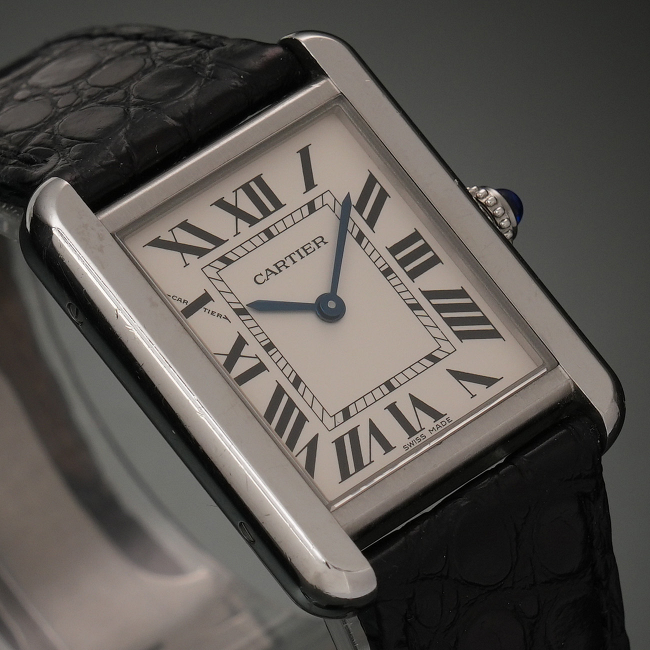CARTIER(USED)까르띠에 탱크솔로 스틸 스몰