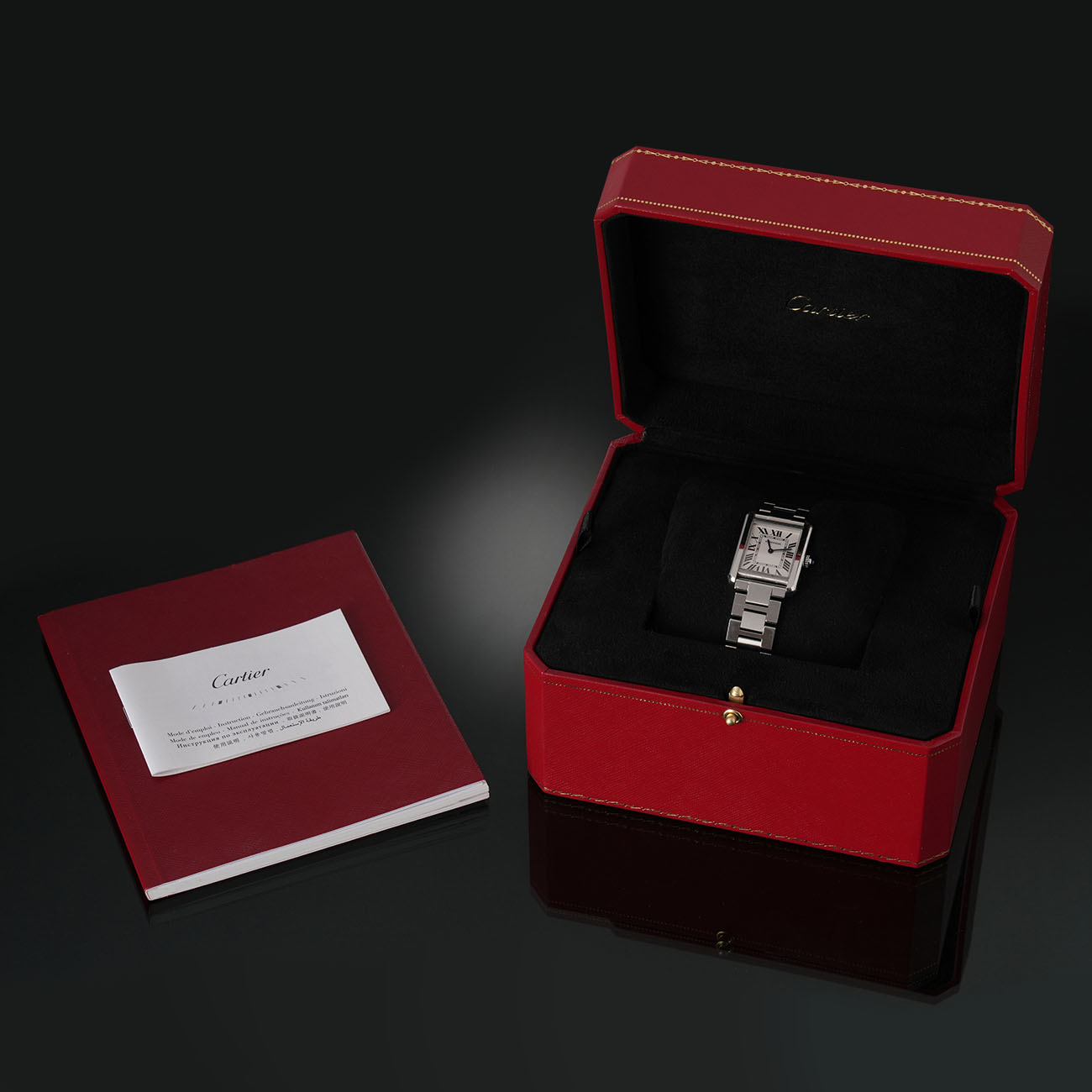 CARTIER(USED)까르띠에 탱크 솔로 WSTA0030