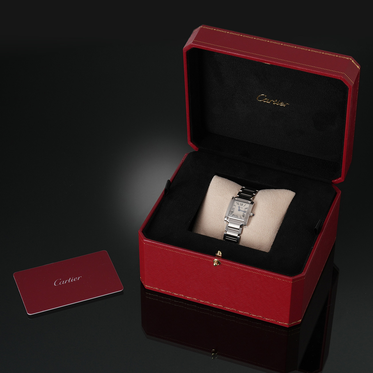 CARTIER(USED)까르띠에 탱크 프랑세즈 스몰 W51008Q3