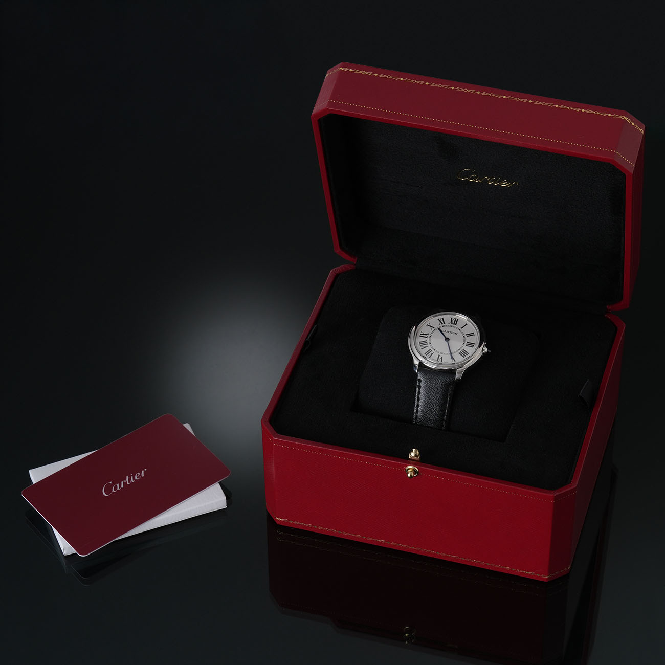 CARTIER(USED)까르띠에 WSRN0031 롱드 머스트 쿼츠 36