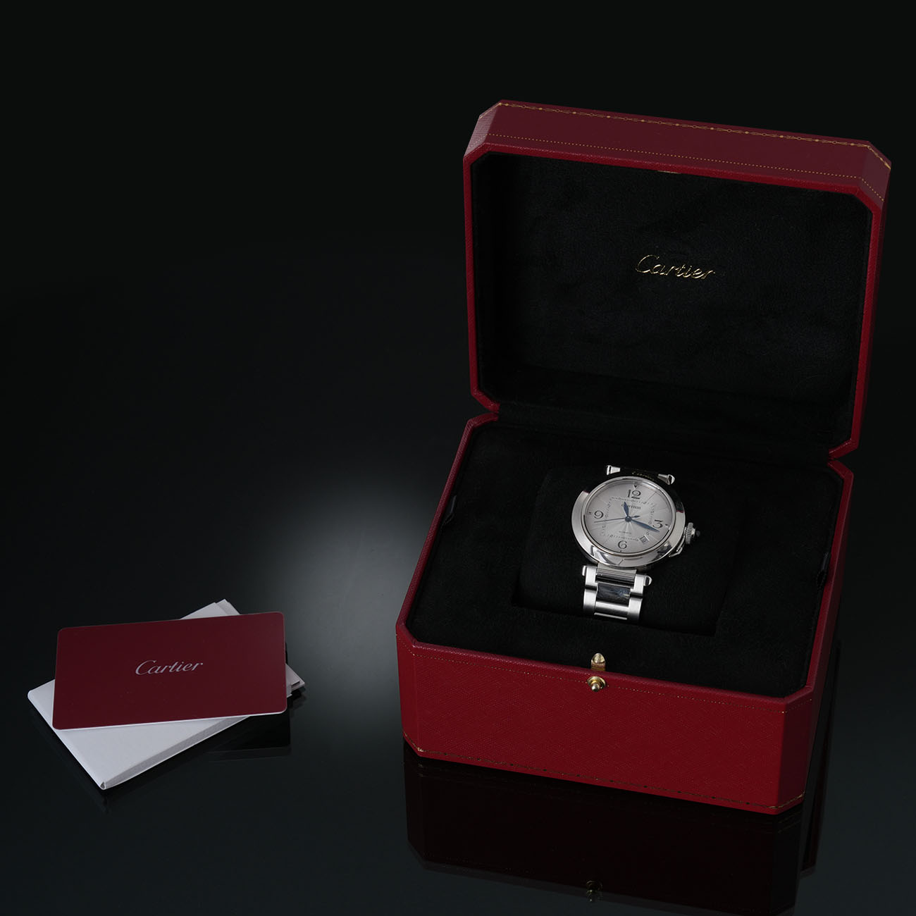 CARTIER(USED)까르띠에 파샤 드 까르띠에 워치 WSPA0009