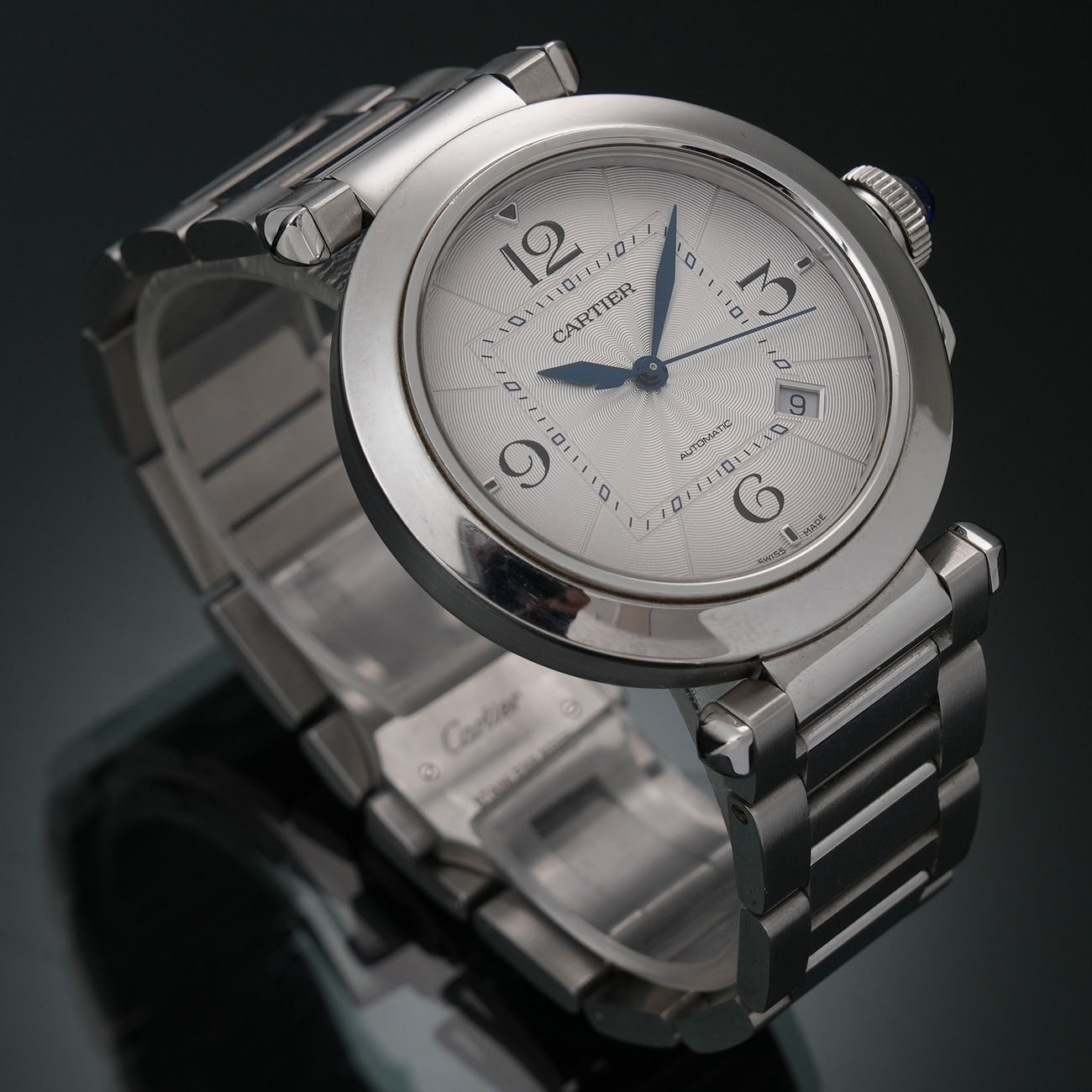 CARTIER(USED)까르띠에 파샤 드 까르띠에 워치 WSPA0009