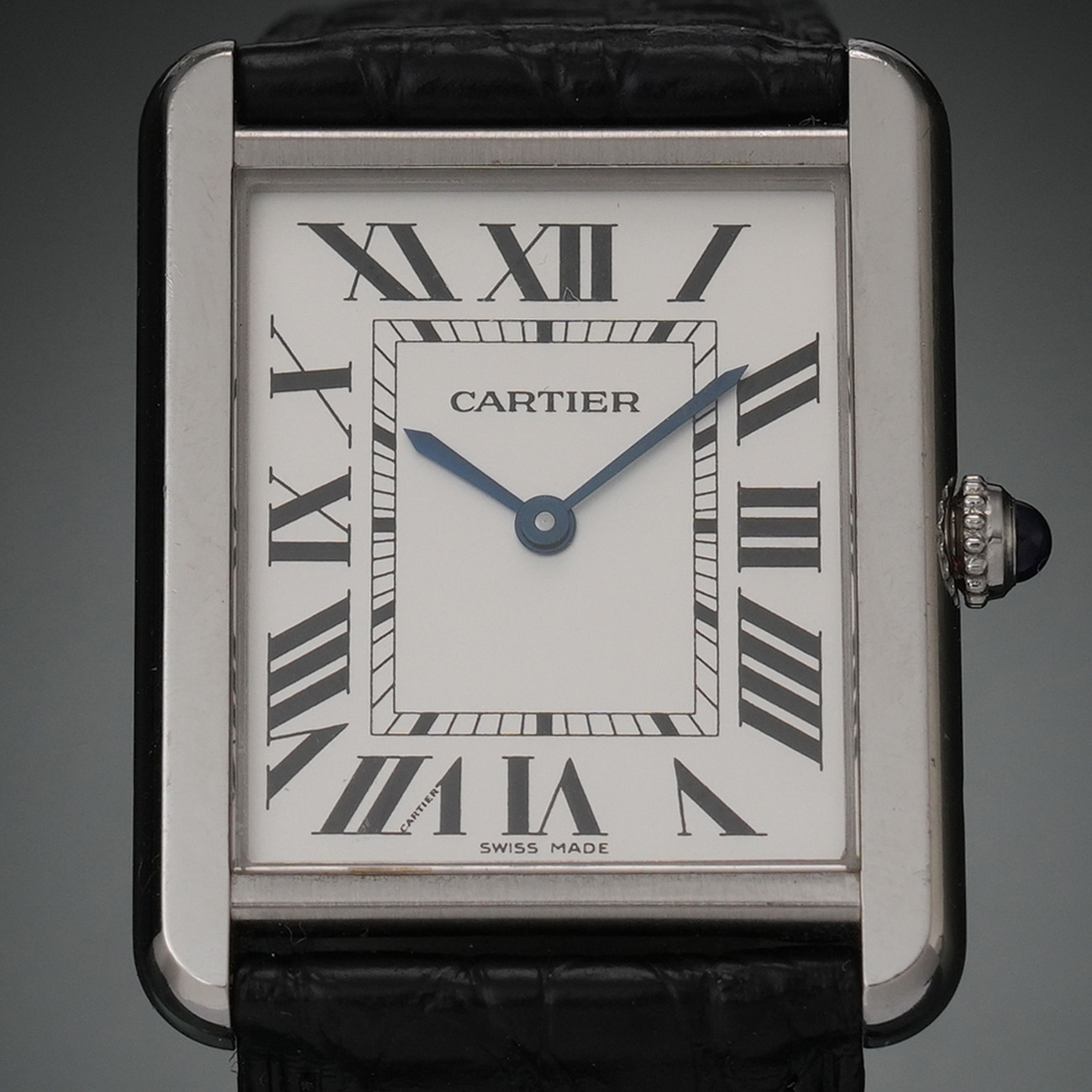 CARTIER(USED)까르띠에 탱크솔로 스틸 라지 W1018355