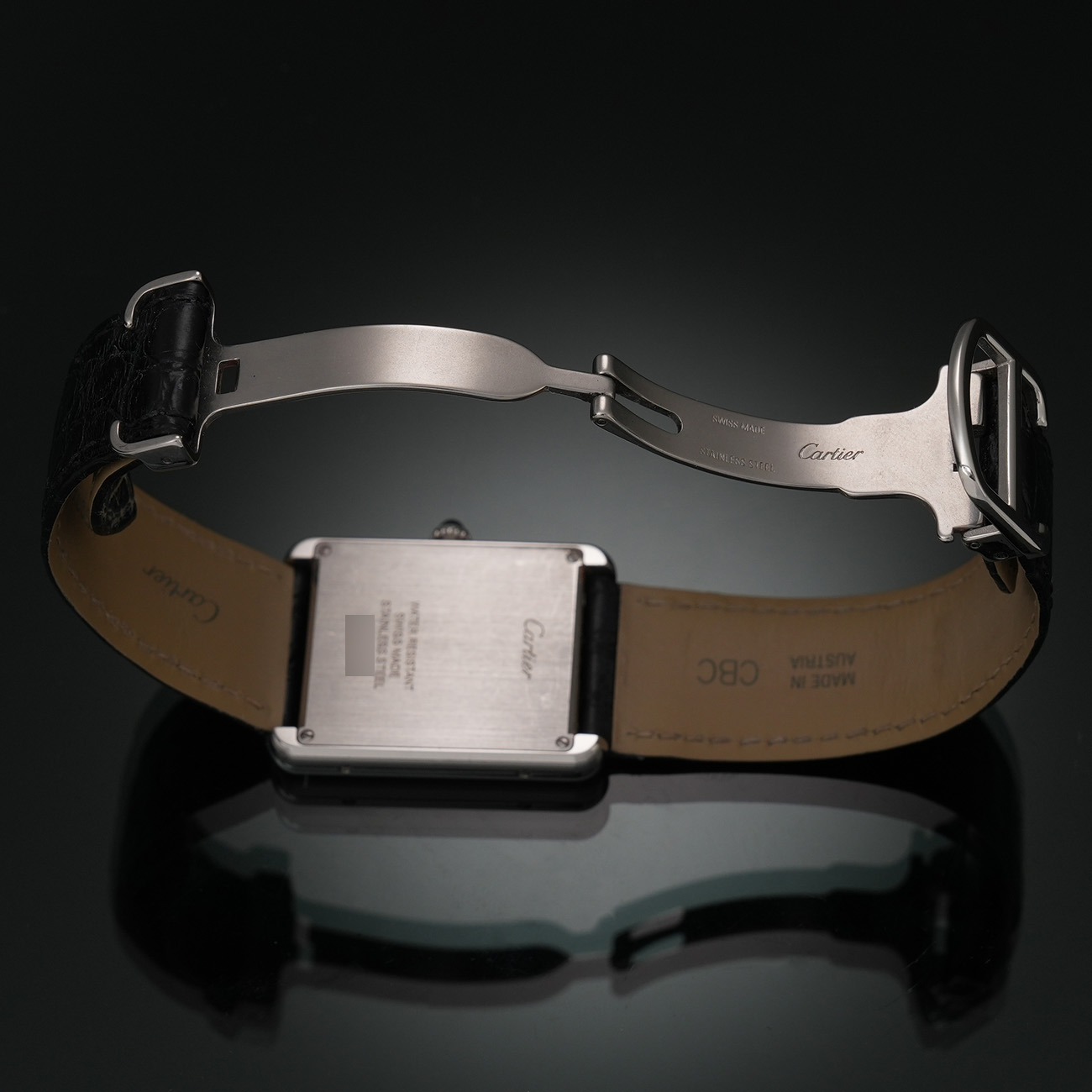CARTIER(USED)까르띠에 탱크솔로 스틸 라지 W1018355