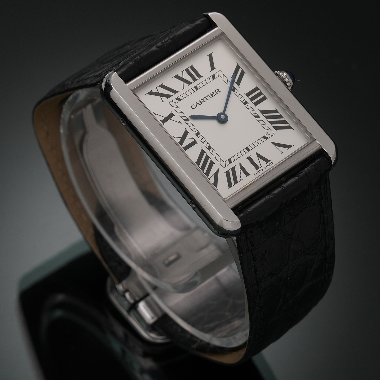 CARTIER(USED)까르띠에 탱크솔로 스틸 라지 W1018355