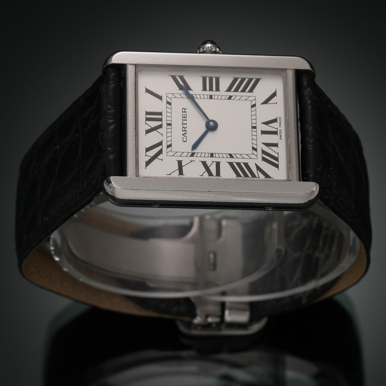 CARTIER(USED)까르띠에 탱크솔로 스틸 라지 W1018355