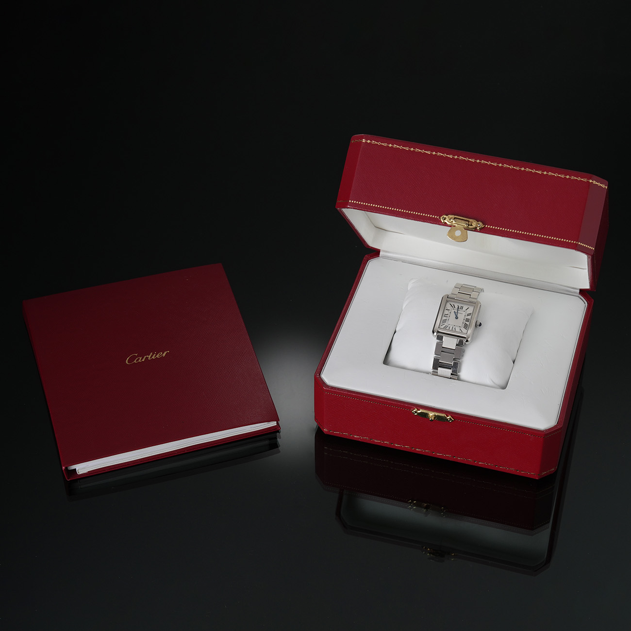 CARTIER(USED)까르띠에 탱크솔로 스틸 스몰