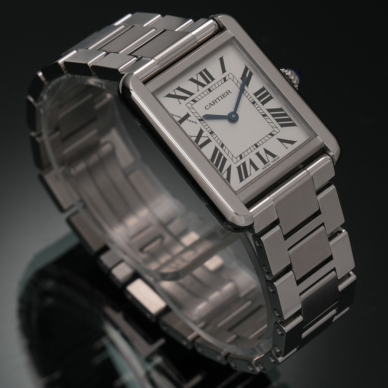 CARTIER(USED)까르띠에 탱크솔로 스틸 스몰