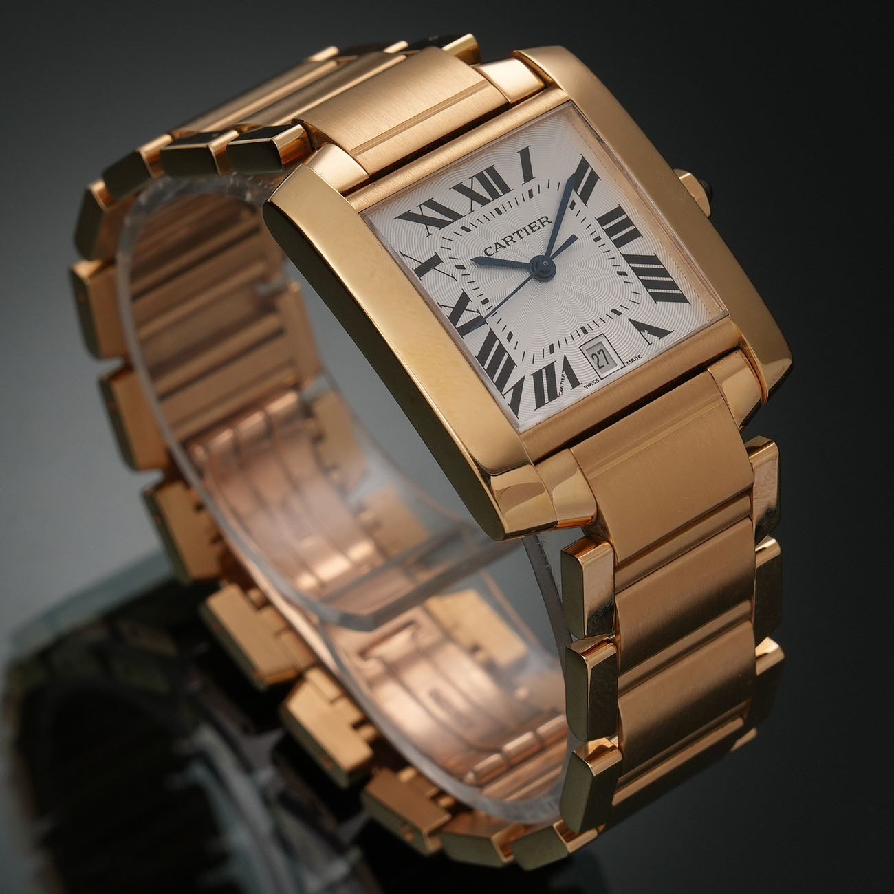 CARTIER(USED)까르띠에 W50001R2 탱크 프랑세즈 라지