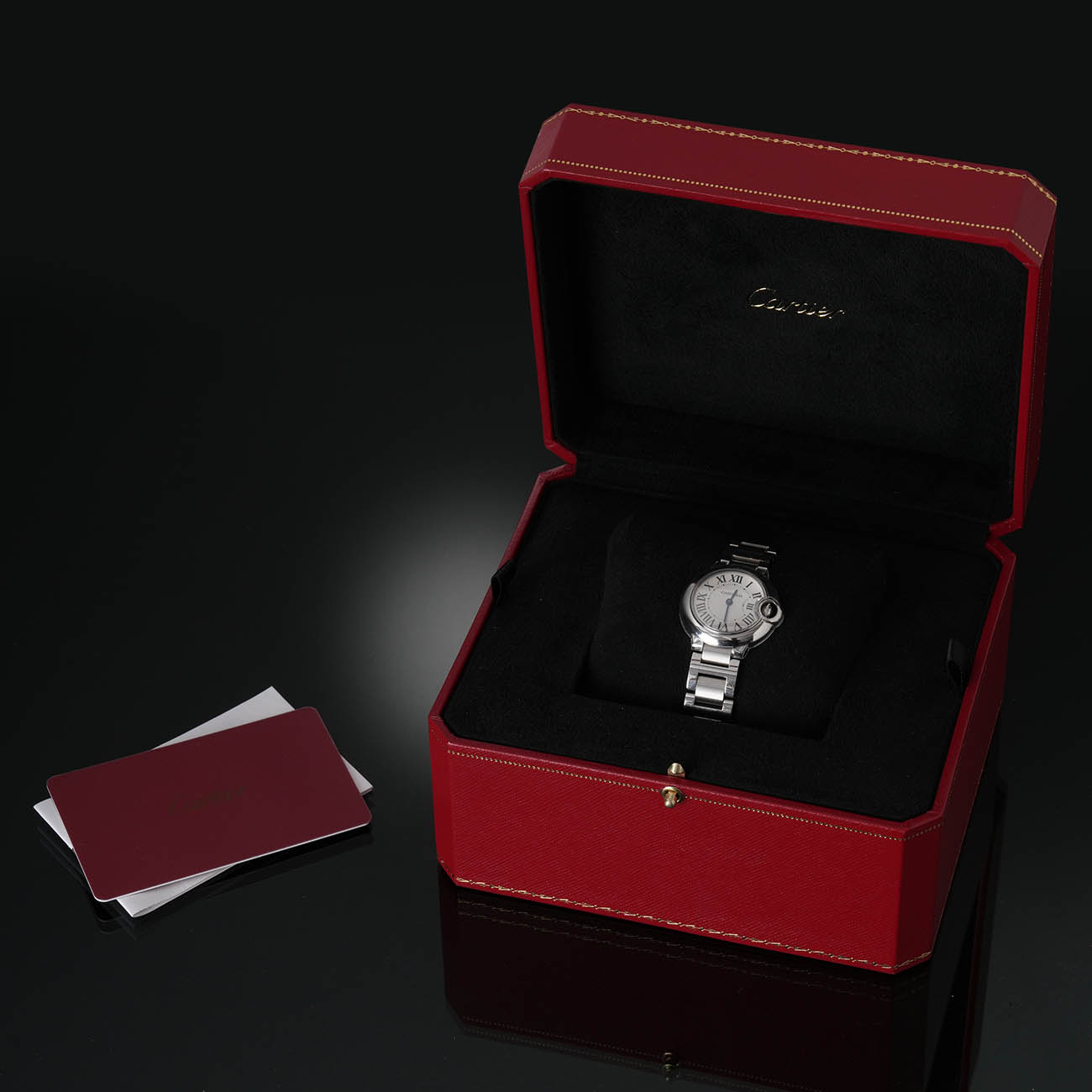 CARTIER(USED)까르띠에 발롱블루 28 W69010Z4