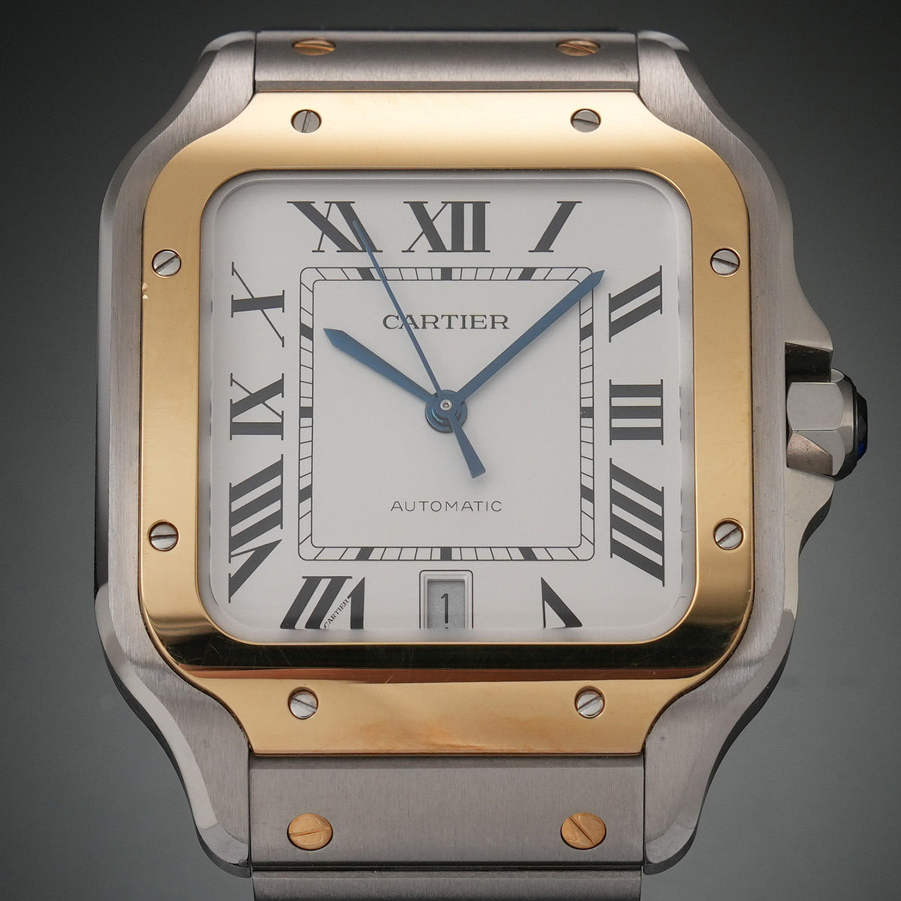CARTIER(USED)까르띠에 산토스 라지 콤비 W2SA0009