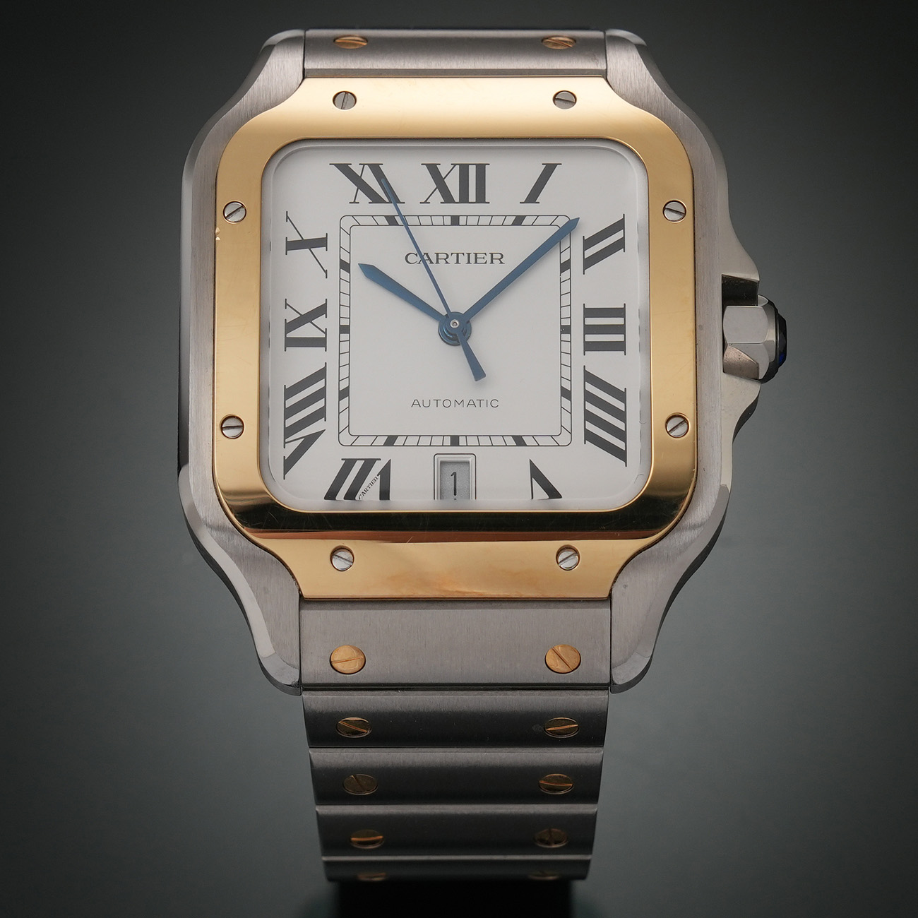 CARTIER(USED)까르띠에 산토스 라지 콤비 W2SA0009