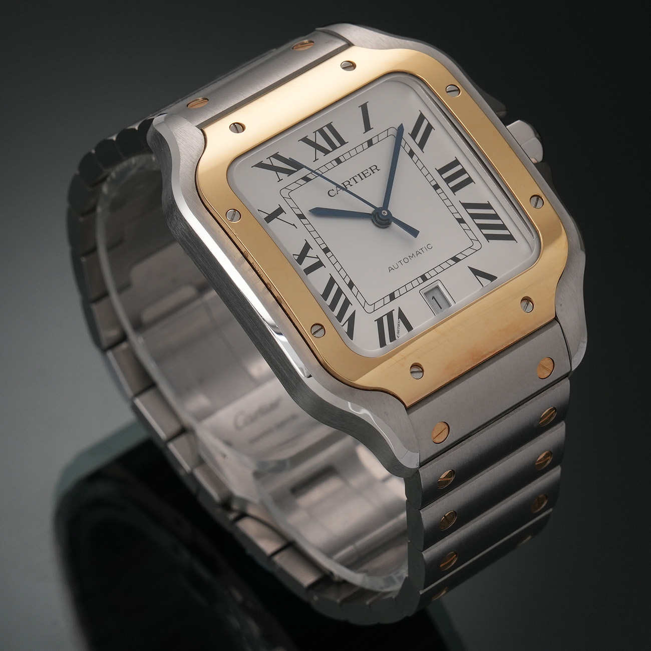 CARTIER(USED)까르띠에 산토스 라지 콤비 W2SA0009