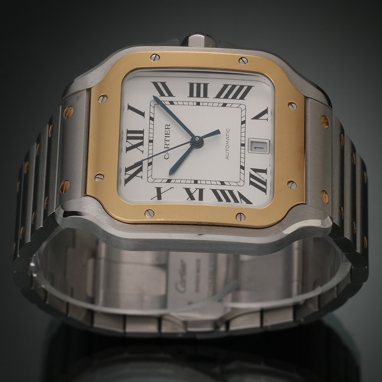 CARTIER(USED)까르띠에 산토스 라지 콤비 W2SA0009