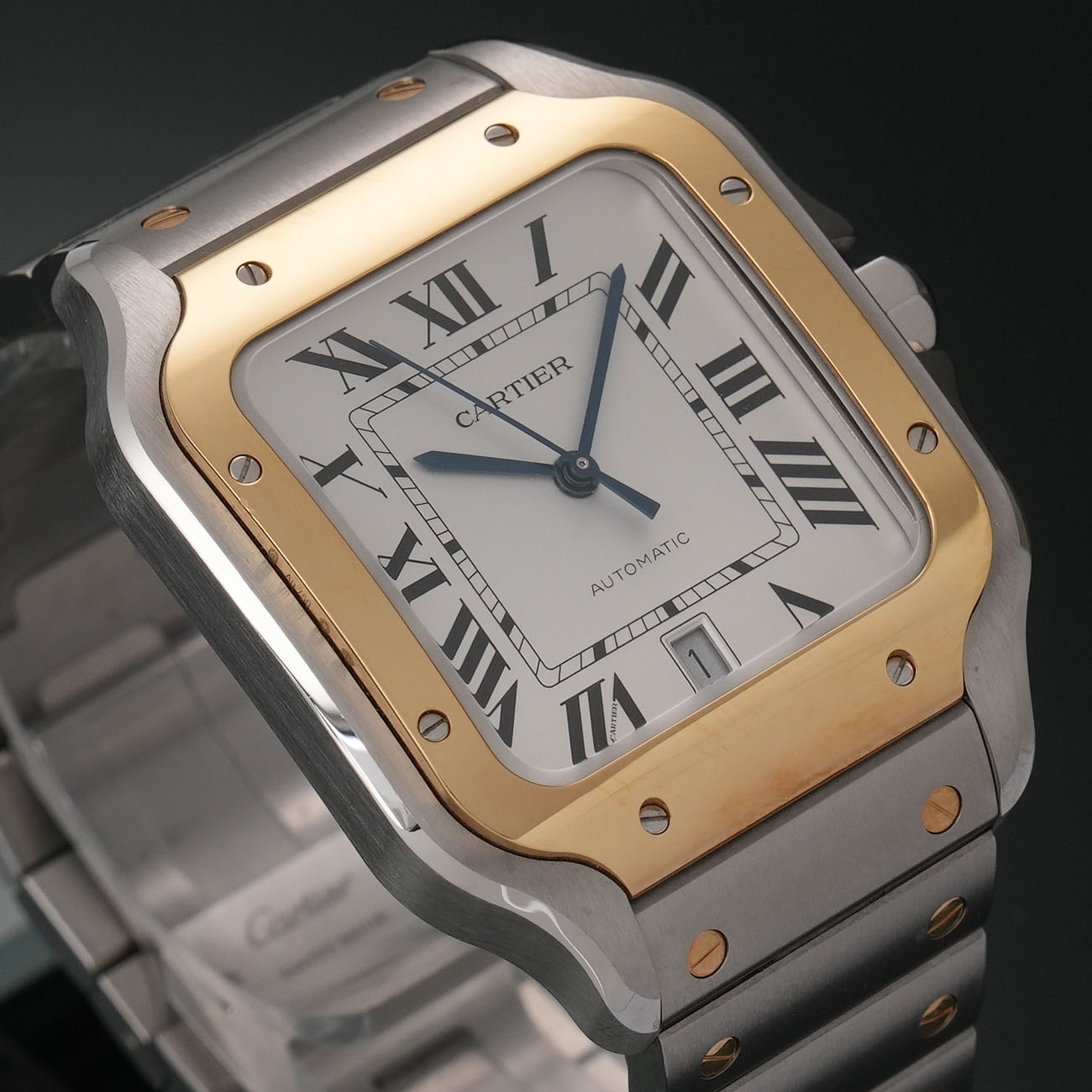 CARTIER(USED)까르띠에 산토스 라지 콤비 W2SA0009