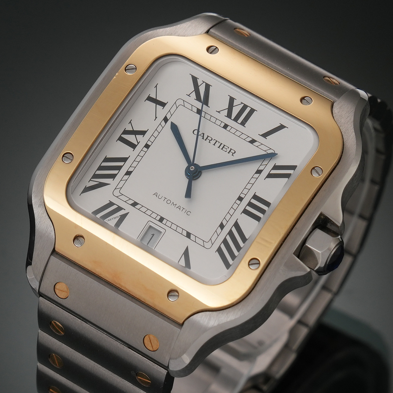 CARTIER(USED)까르띠에 산토스 라지 콤비 W2SA0009
