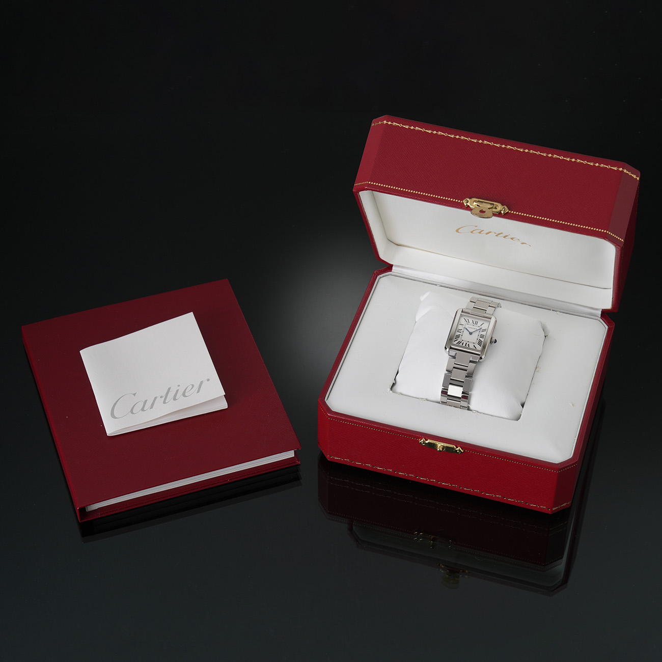 CARTIER(USED)까르띠에 탱크솔로 스틸 스몰 W5200013