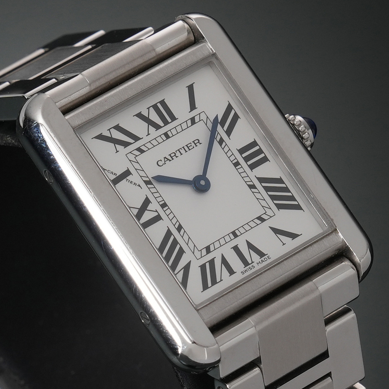 CARTIER(USED)까르띠에 탱크솔로 스틸 스몰 W5200013