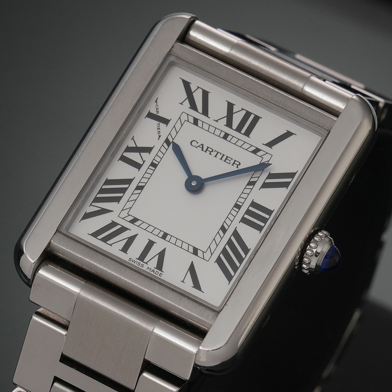 CARTIER(USED)까르띠에 탱크솔로 스틸 스몰 W5200013