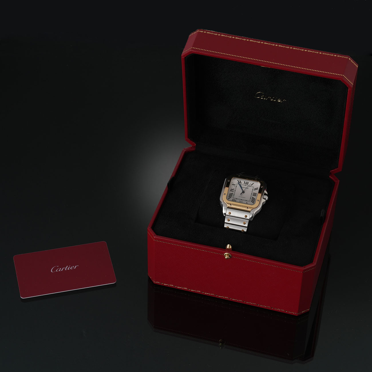 CARTIER(USED)까르띠에 W2SA0006 산토스 콤비 라지