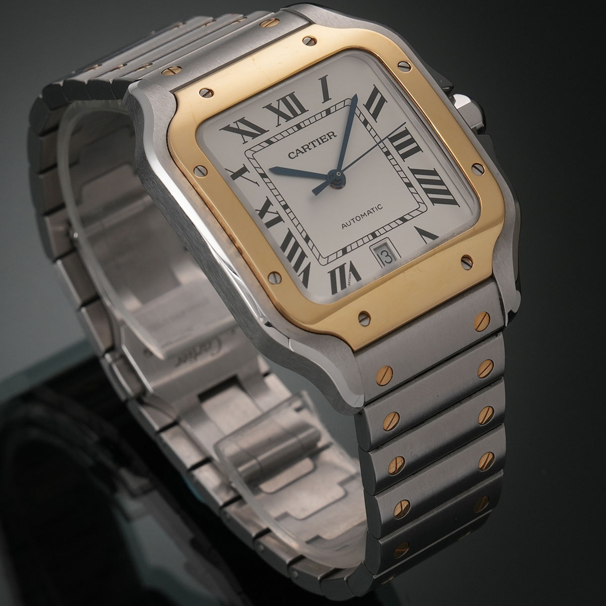 CARTIER(USED)까르띠에 W2SA0006 산토스 콤비 라지