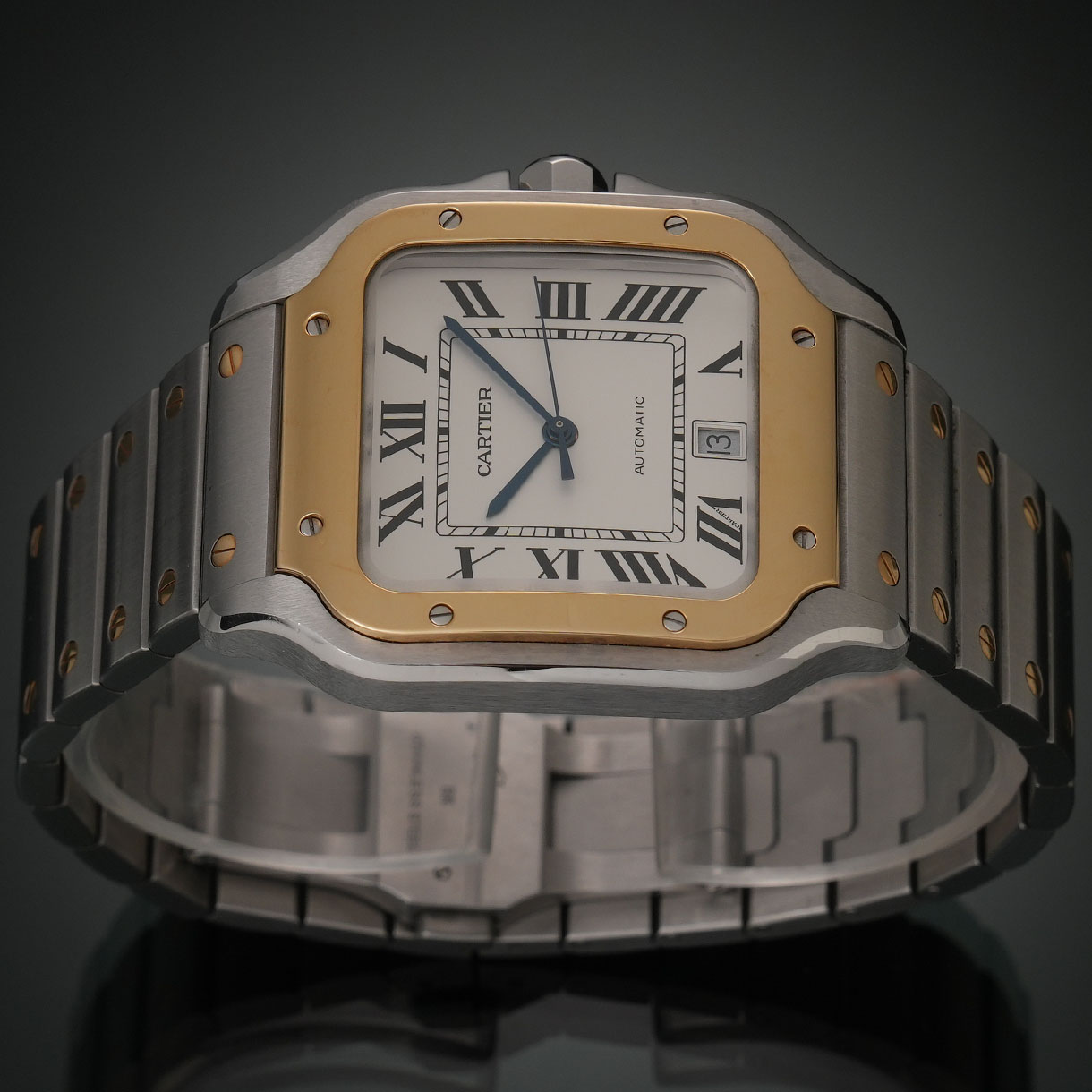 CARTIER(USED)까르띠에 W2SA0006 산토스 콤비 라지
