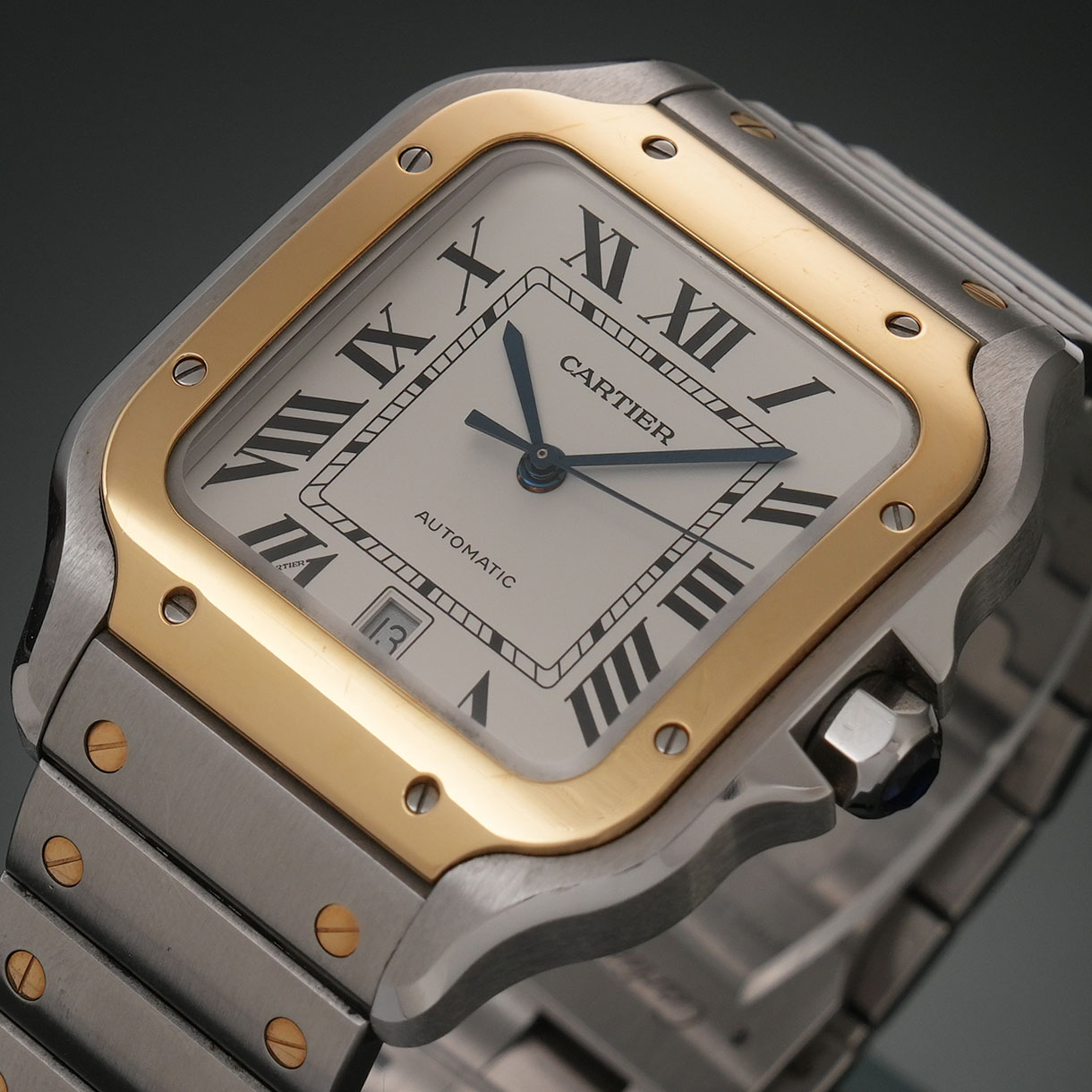 CARTIER(USED)까르띠에 W2SA0006 산토스 콤비 라지