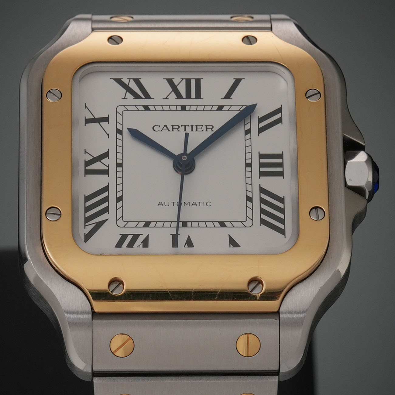 CARTIER(USED)까르띠에 W2SA0016 산토스 미듐 콤비 21Y