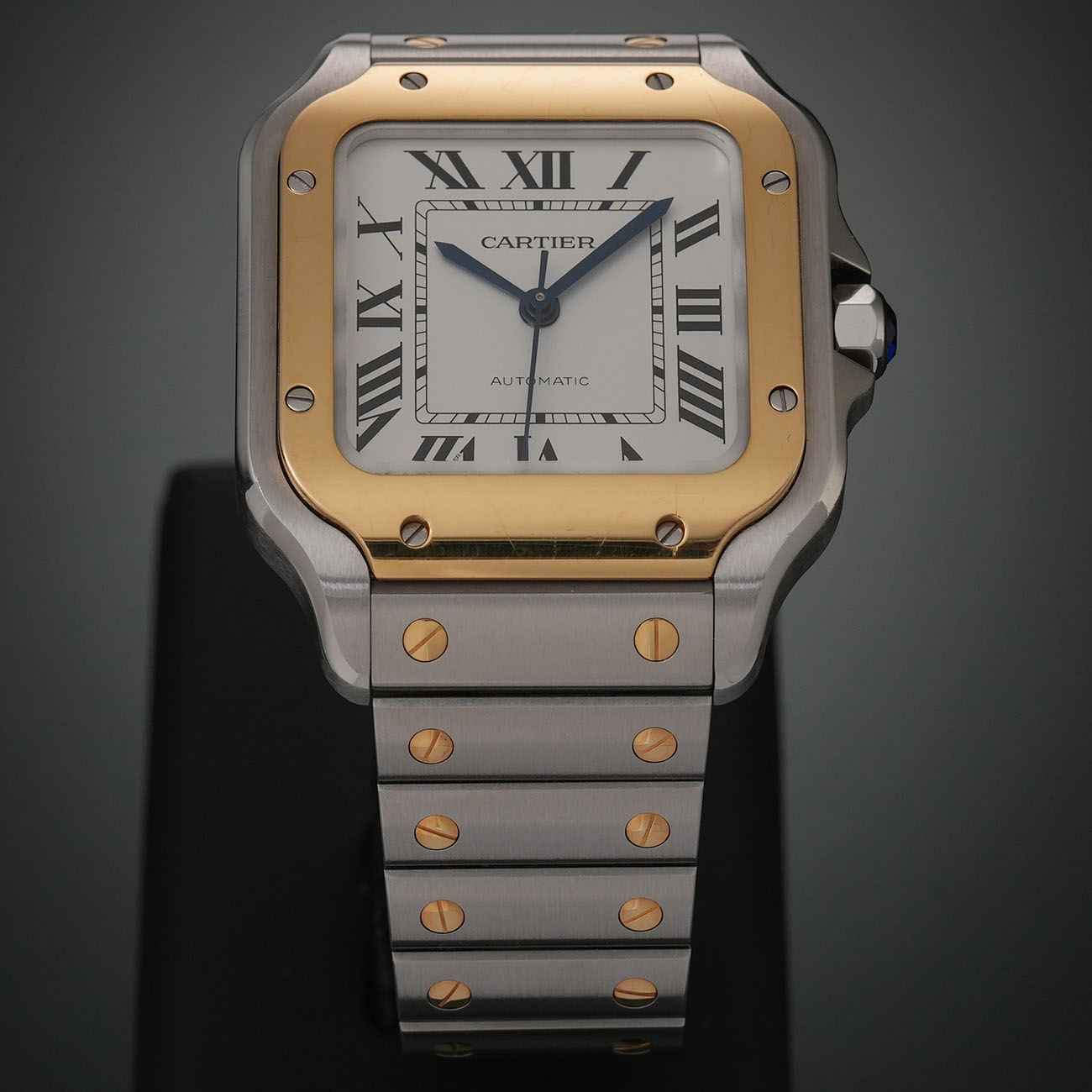 CARTIER(USED)까르띠에 W2SA0016 산토스 미듐 콤비 21Y