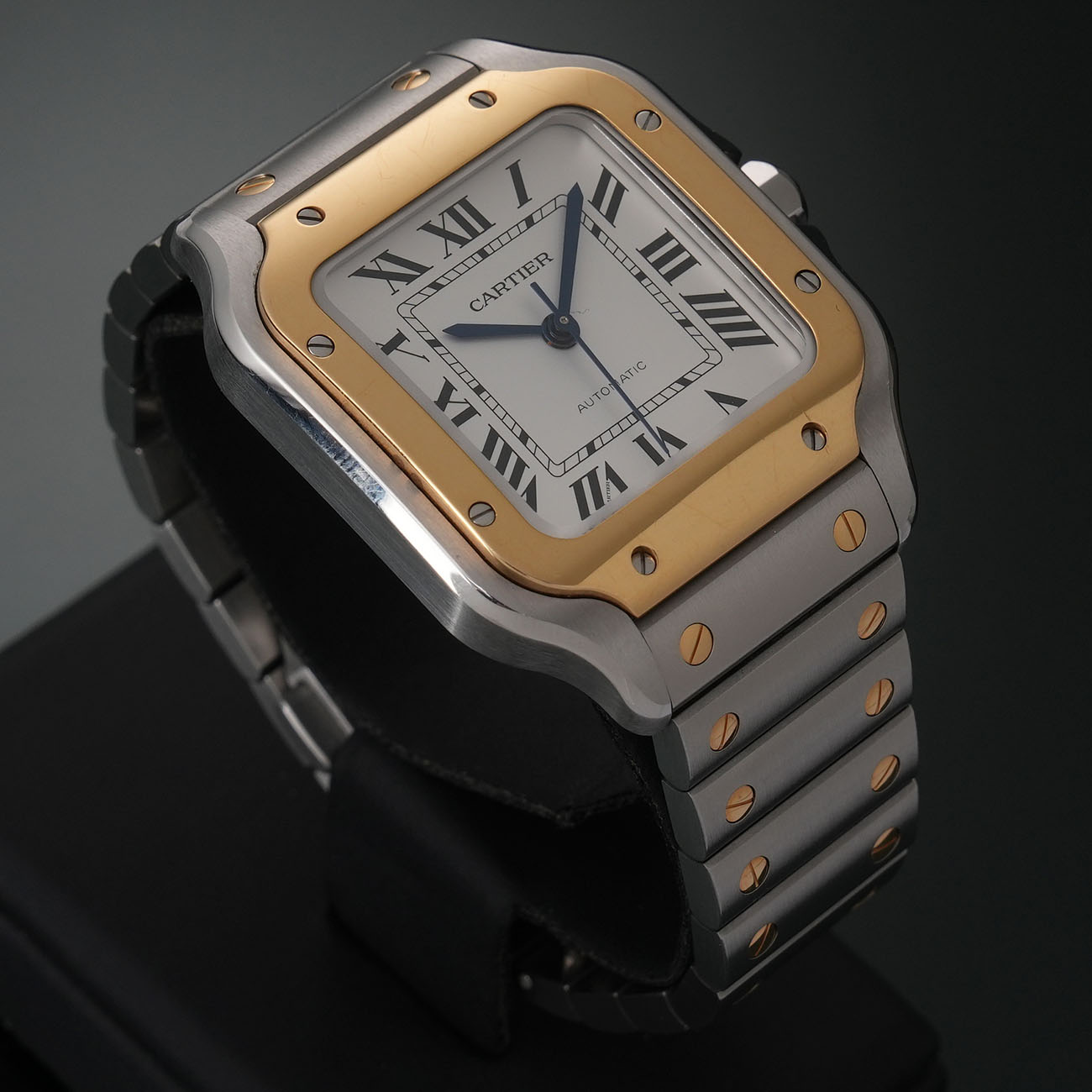 CARTIER(USED)까르띠에 W2SA0016 산토스 미듐 콤비 21Y