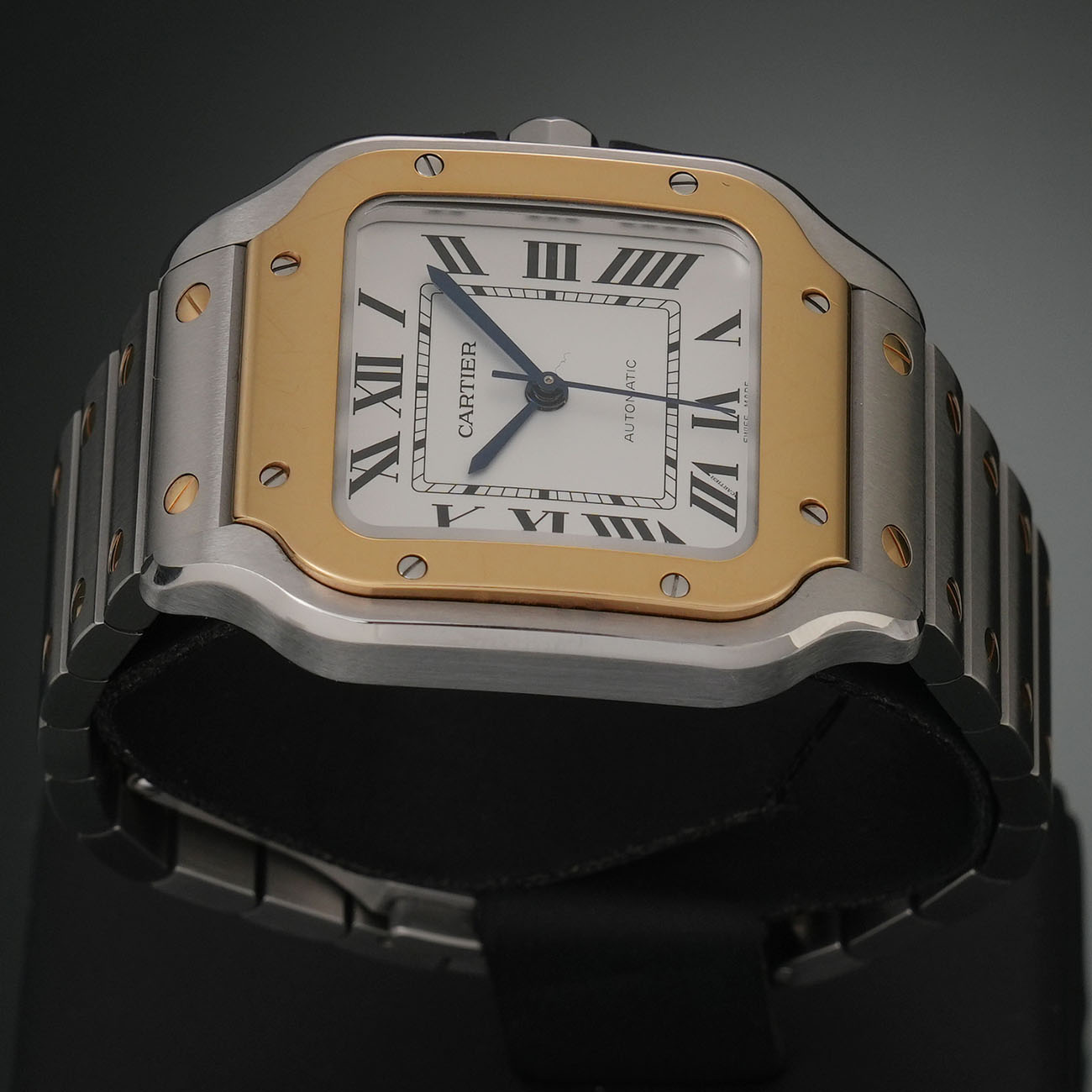 CARTIER(USED)까르띠에 W2SA0016 산토스 미듐 콤비 21Y