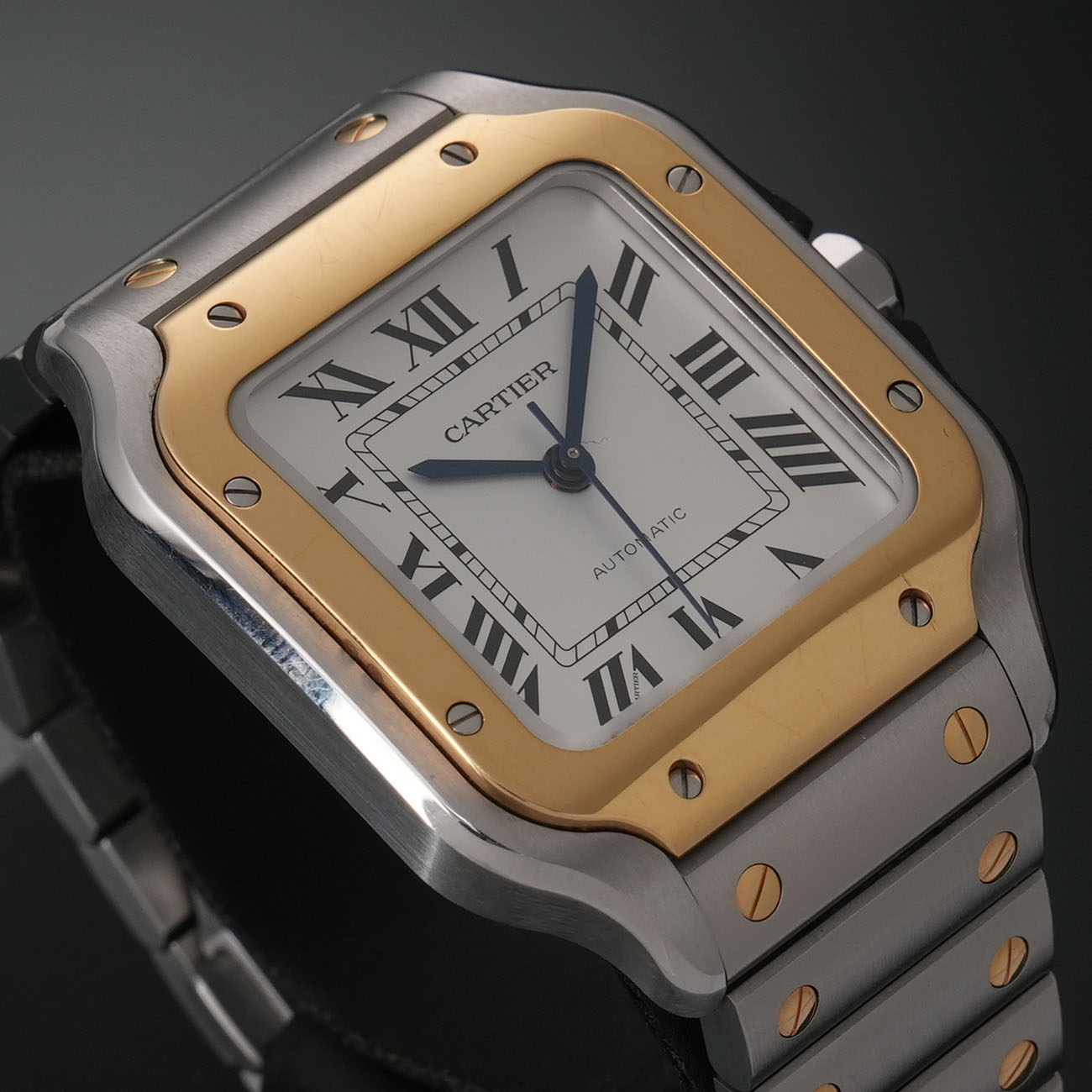 CARTIER(USED)까르띠에 W2SA0016 산토스 미듐 콤비 21Y