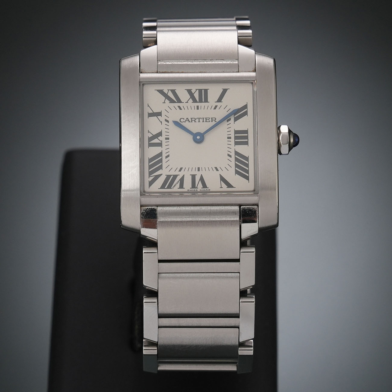 CARTIER(USED)까르띠에 탱크 프랑세즈 미듐 WSTA0005