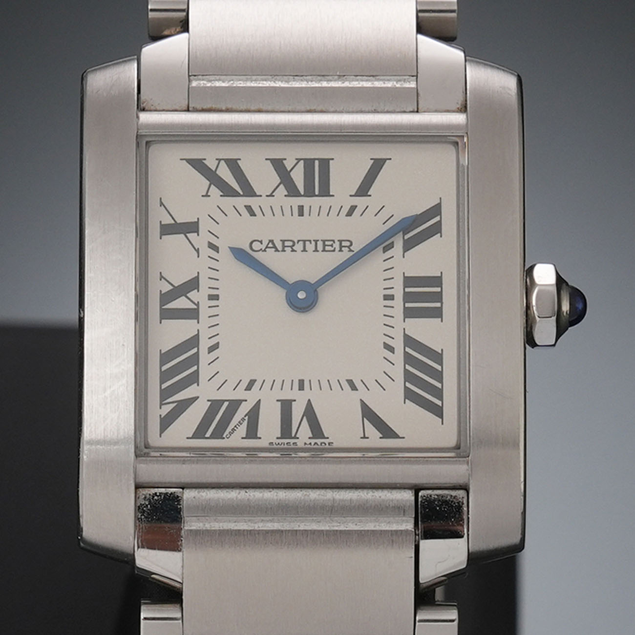 CARTIER(USED)까르띠에 탱크 프랑세즈 미듐 WSTA0005