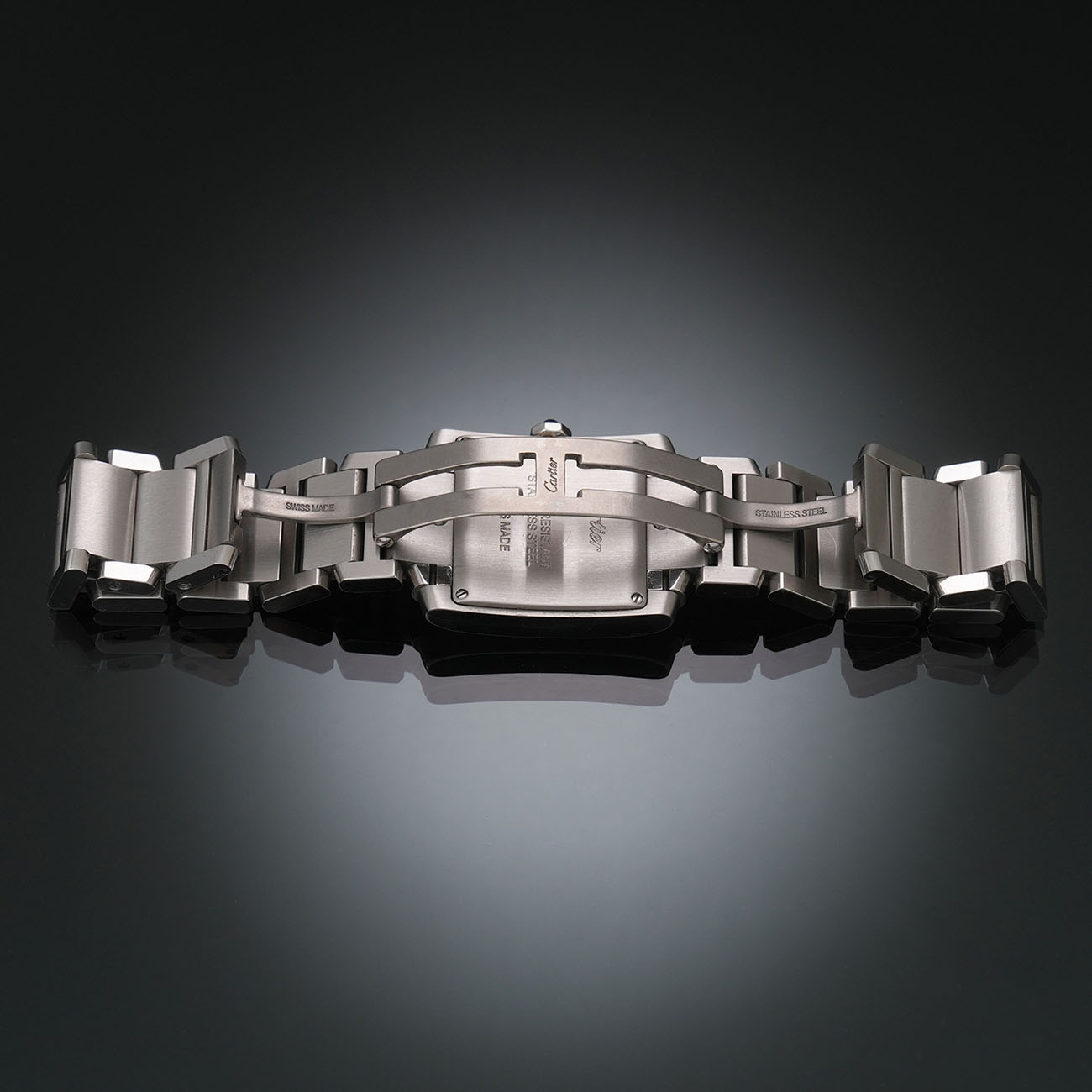 CARTIER(USED)까르띠에 탱크 프랑세즈 미듐 WSTA0005