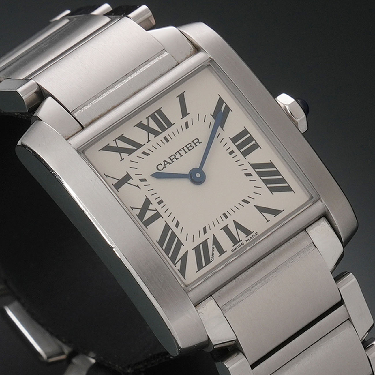 CARTIER(USED)까르띠에 탱크 프랑세즈 미듐 WSTA0005
