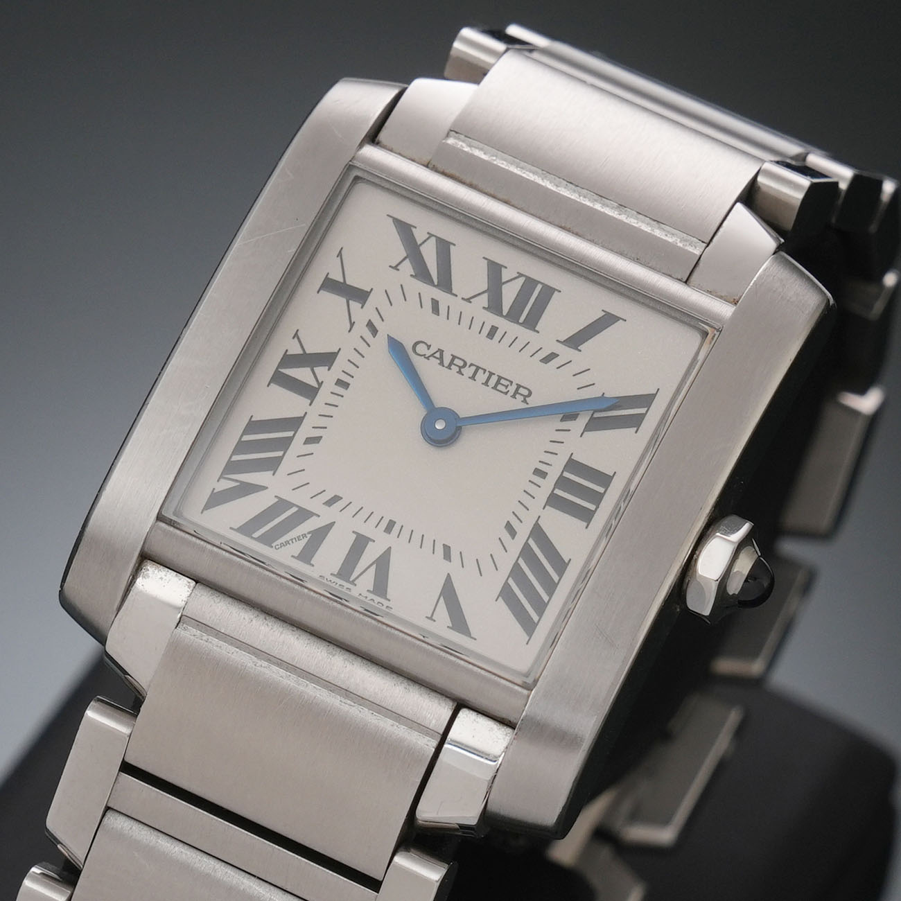 CARTIER(USED)까르띠에 탱크 프랑세즈 미듐 WSTA0005