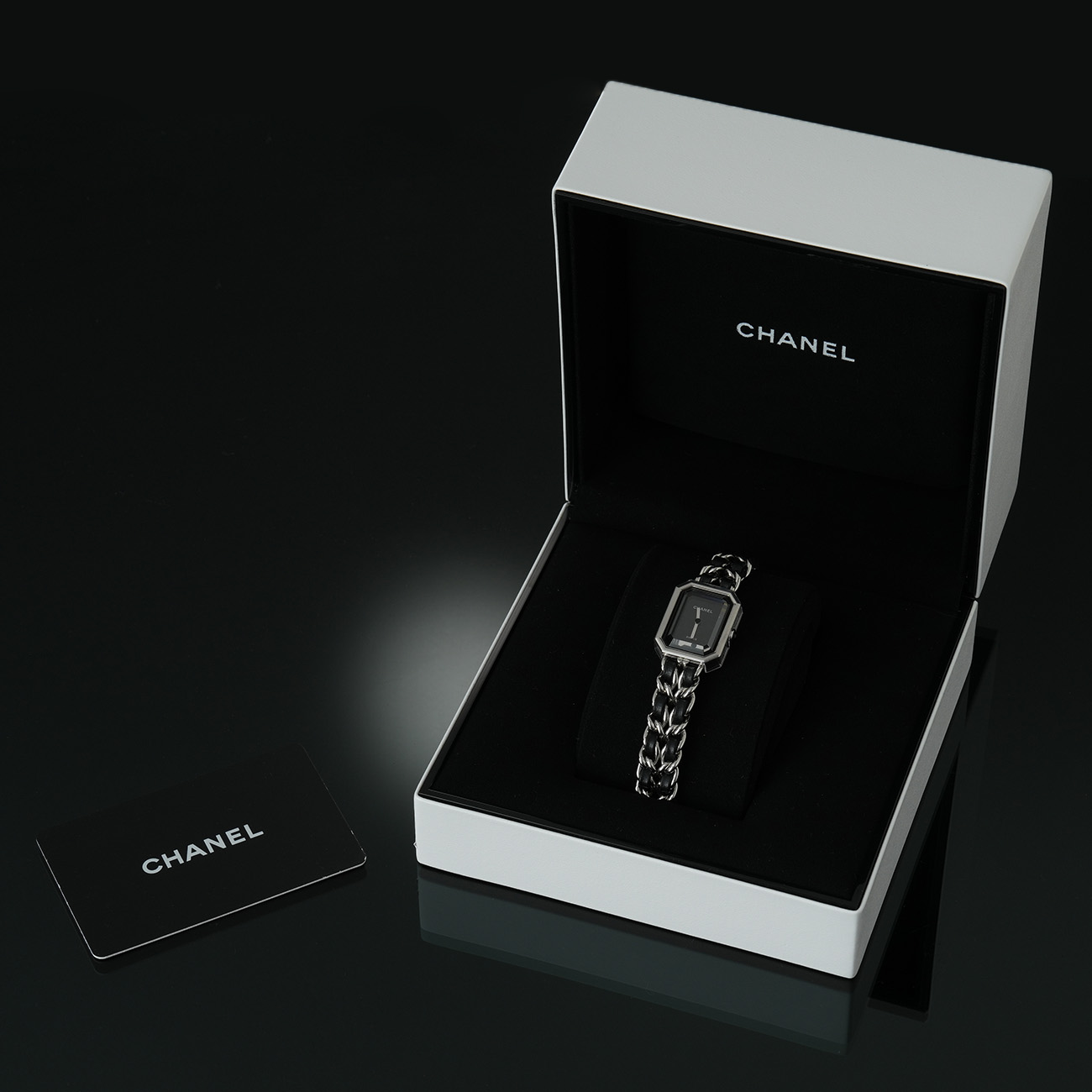 CHANEL(USED)샤넬 프리미에르 아이코닉 체인 워치 H7022