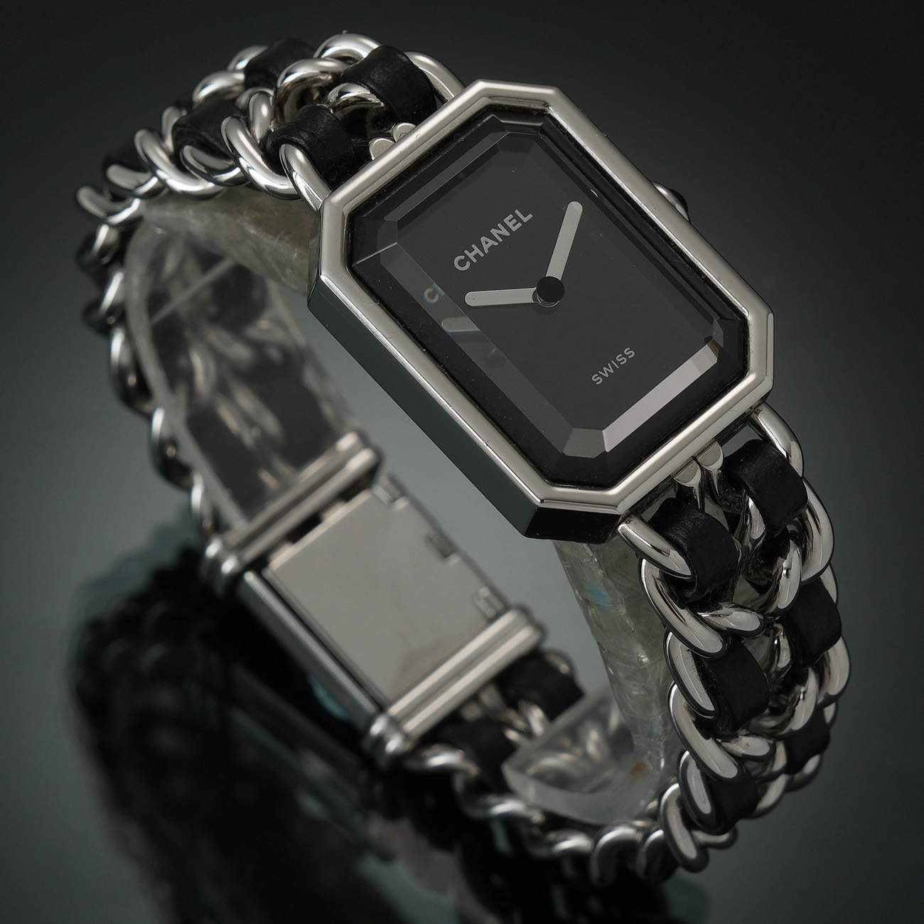 CHANEL(USED)샤넬 프리미에르 아이코닉 체인 워치 H7022