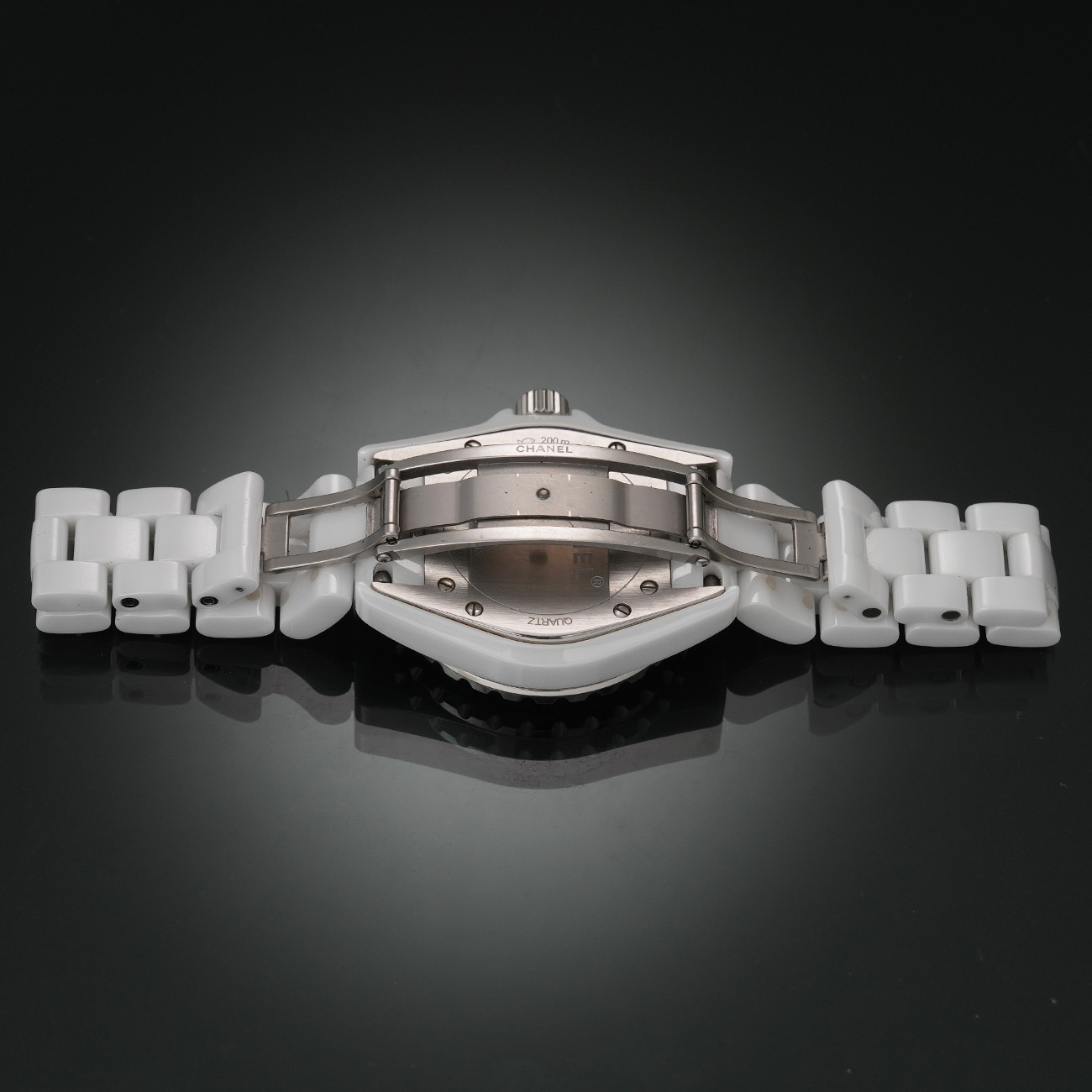 CHANEL(USED)샤넬 H1628 화이트 세라믹 J12 쿼츠 33MM