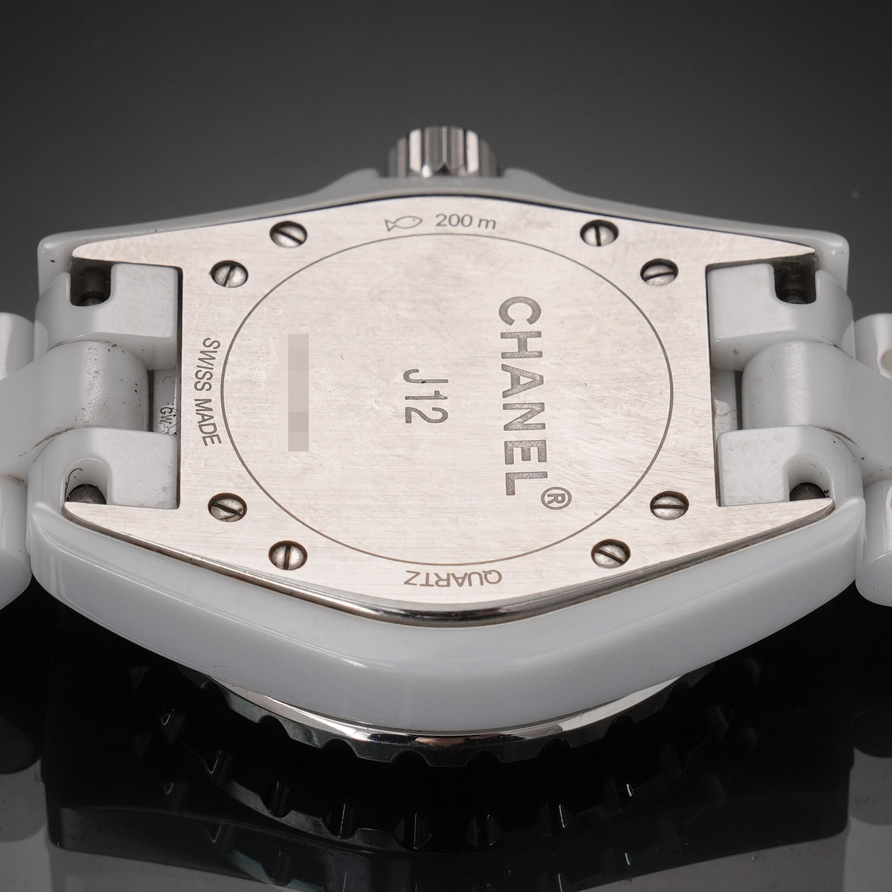 CHANEL(USED)샤넬 H1628 화이트 세라믹 J12 쿼츠 33MM