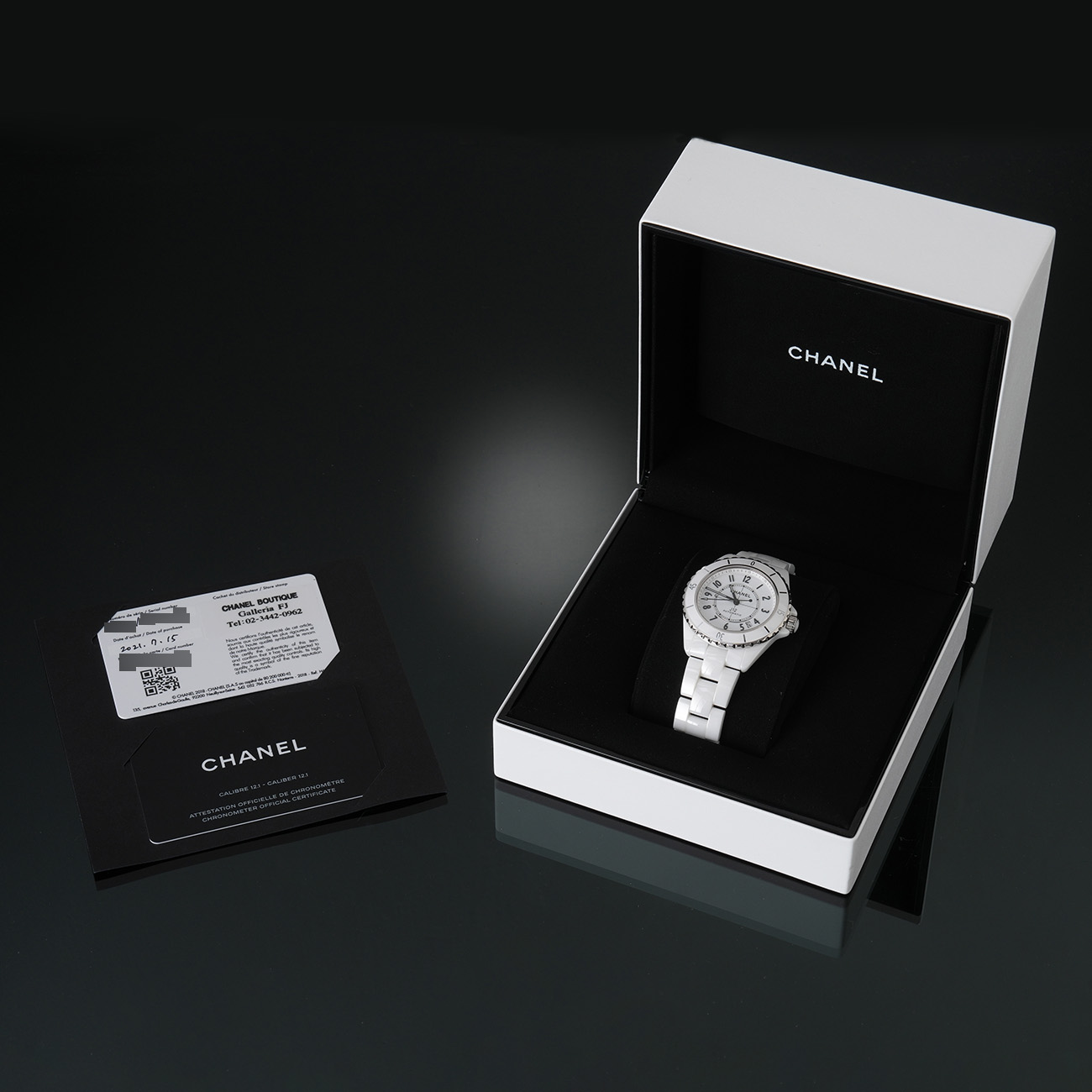 CHANEL(USED)샤넬 H5700 화이트세라믹 J12 오토 38MM