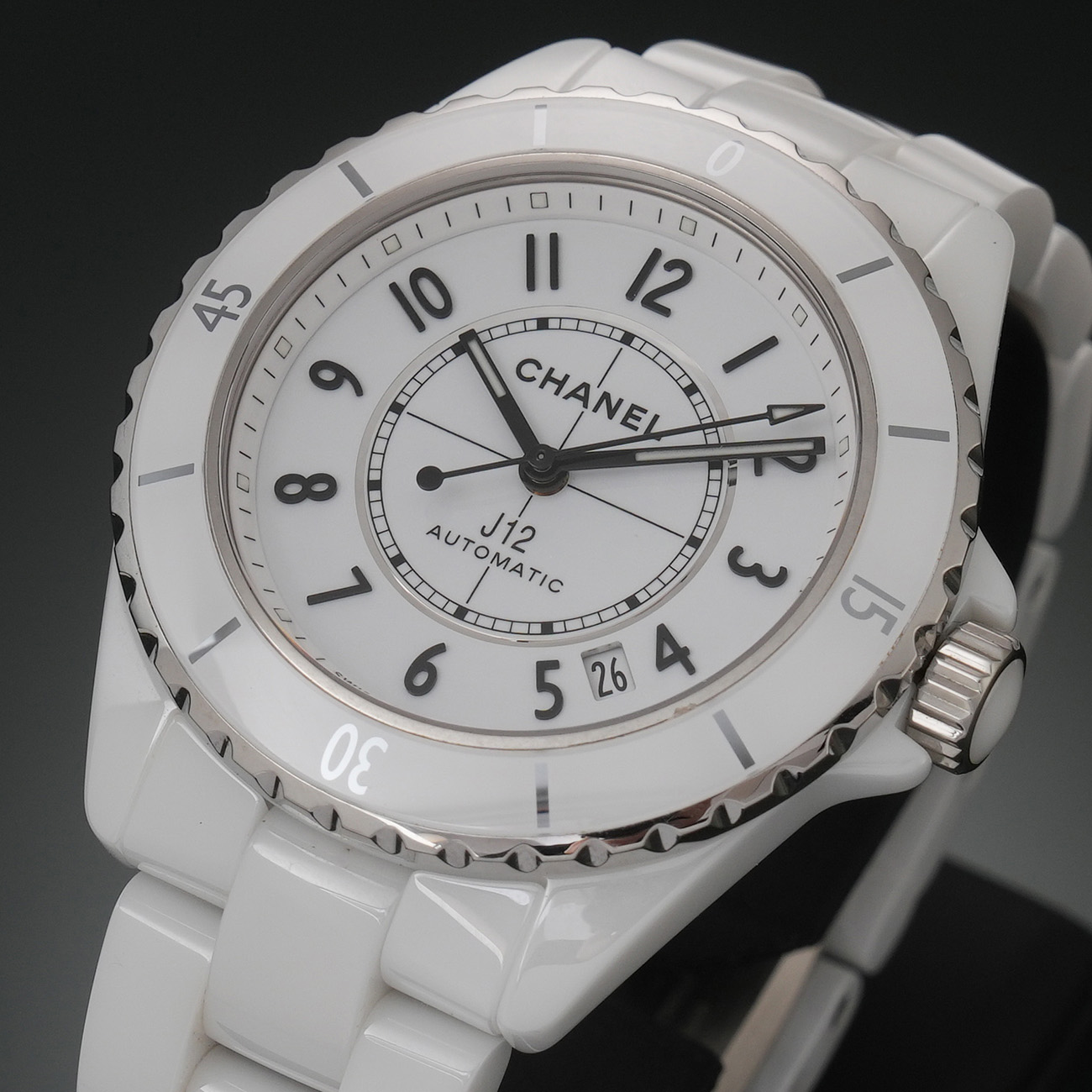 CHANEL(USED)샤넬 H5700 화이트세라믹 J12 오토 38MM